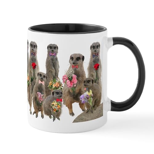 White/Black Inside - Meerkat Mug