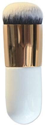 Premium Nylon Bristle Makeup Brush - Soft & Durable Cosmetic Brush for Foundation, Powder & Blush - Natural White - 1 Piece - Perfect for Professional Makeup Artists & Home Beauty Routines