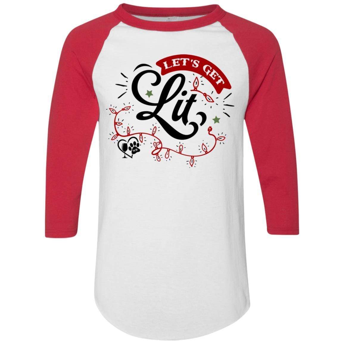 WineyBitches.Co Colorblock Raglan Jersey - Stylish Women's Baseball Tee for Casual Outfits & Lounge Wear | Perfect for Everyday Comfort & Trendy Street Style