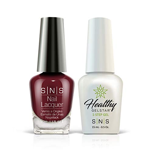 SNS Nails Duo Set - Nail Polish & UV Gel Kit in Shade #08 | Long-Lasting Manicure & Pedicure for Salon & Home Use