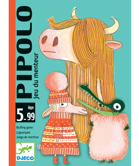 Pipolo Card Game by Djeco - Fun Family Party Game for Kids & Adults - Perfect for Game Nights, Travel & Birthday Parties