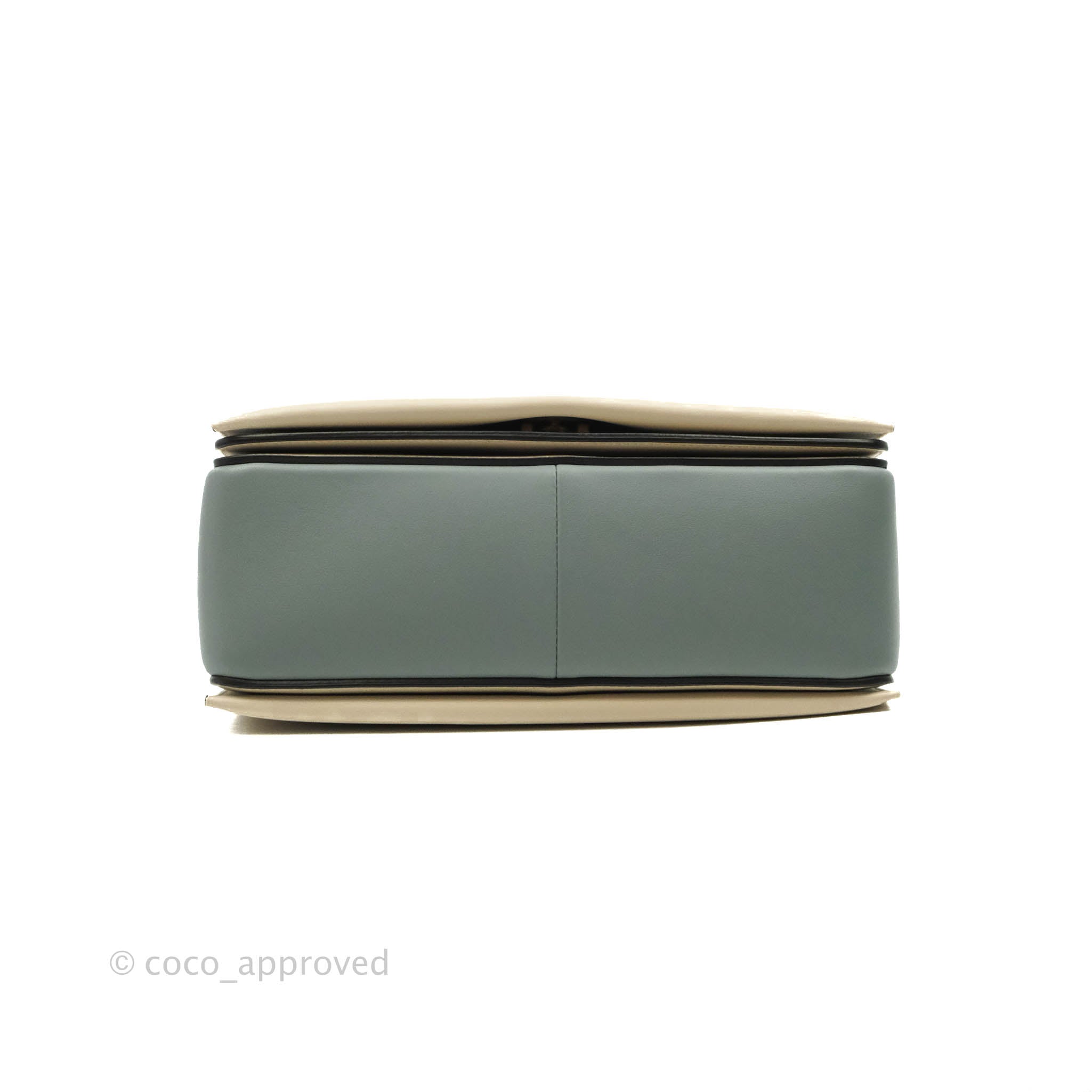 Celine Frame Bag in Blue & Optic White - Luxury Designer Crossbody Handbag for Women | Perfect for Work, Travel & Evening Events