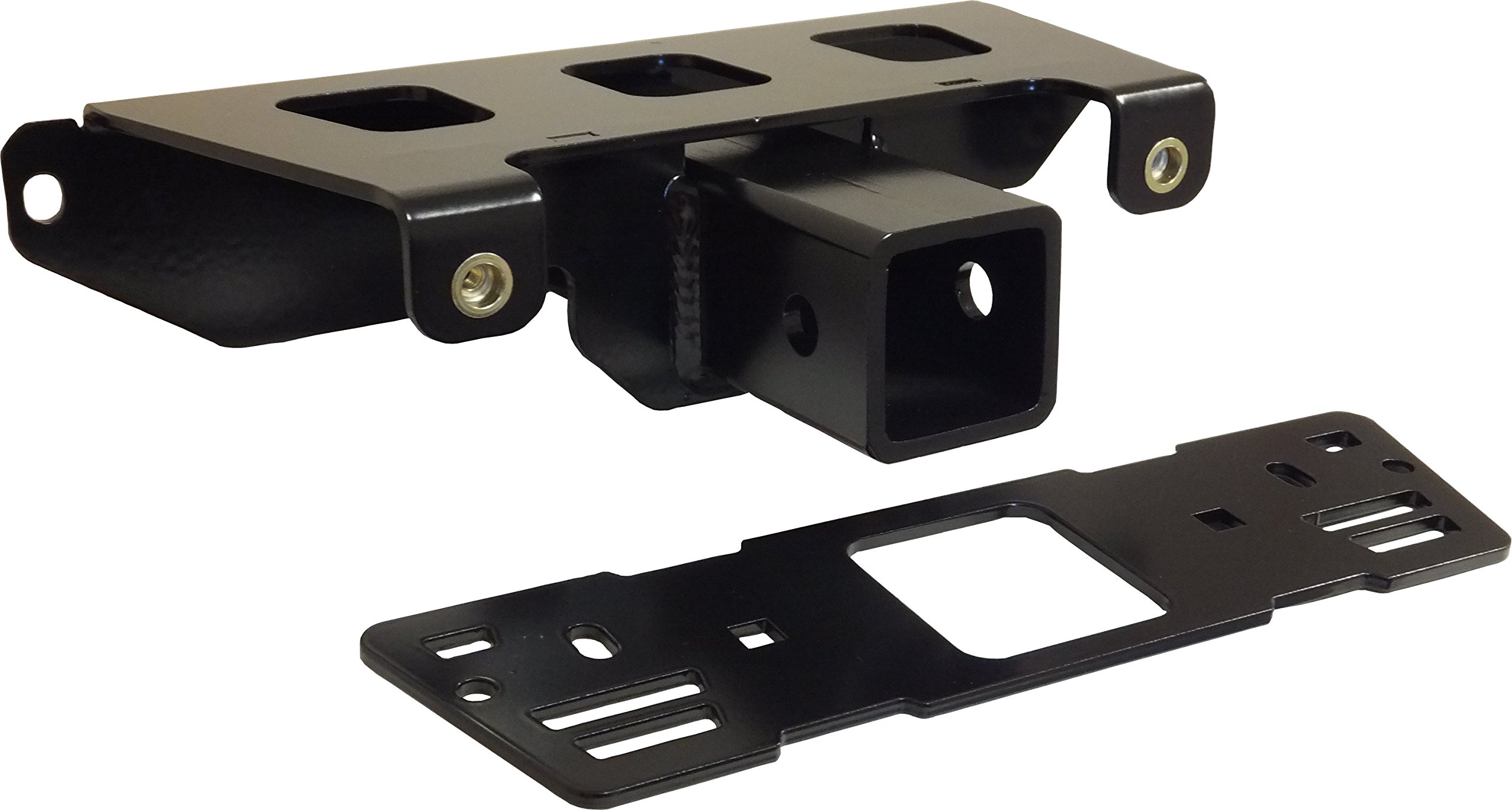 KFI Products 101080 Black Receiver Hitch - Heavy Duty Trailer Hitch for Trucks & SUVs - Perfect for Towing, Hauling & Off-Road Adventures