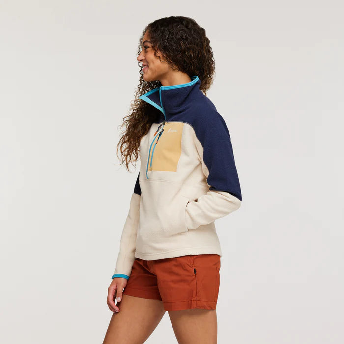 Women's Abrazo Half Zip Fleece Jacket - Soft & Cozy Pullover for Outdoor Activities, Hiking & Casual Wear - Past Season Collection