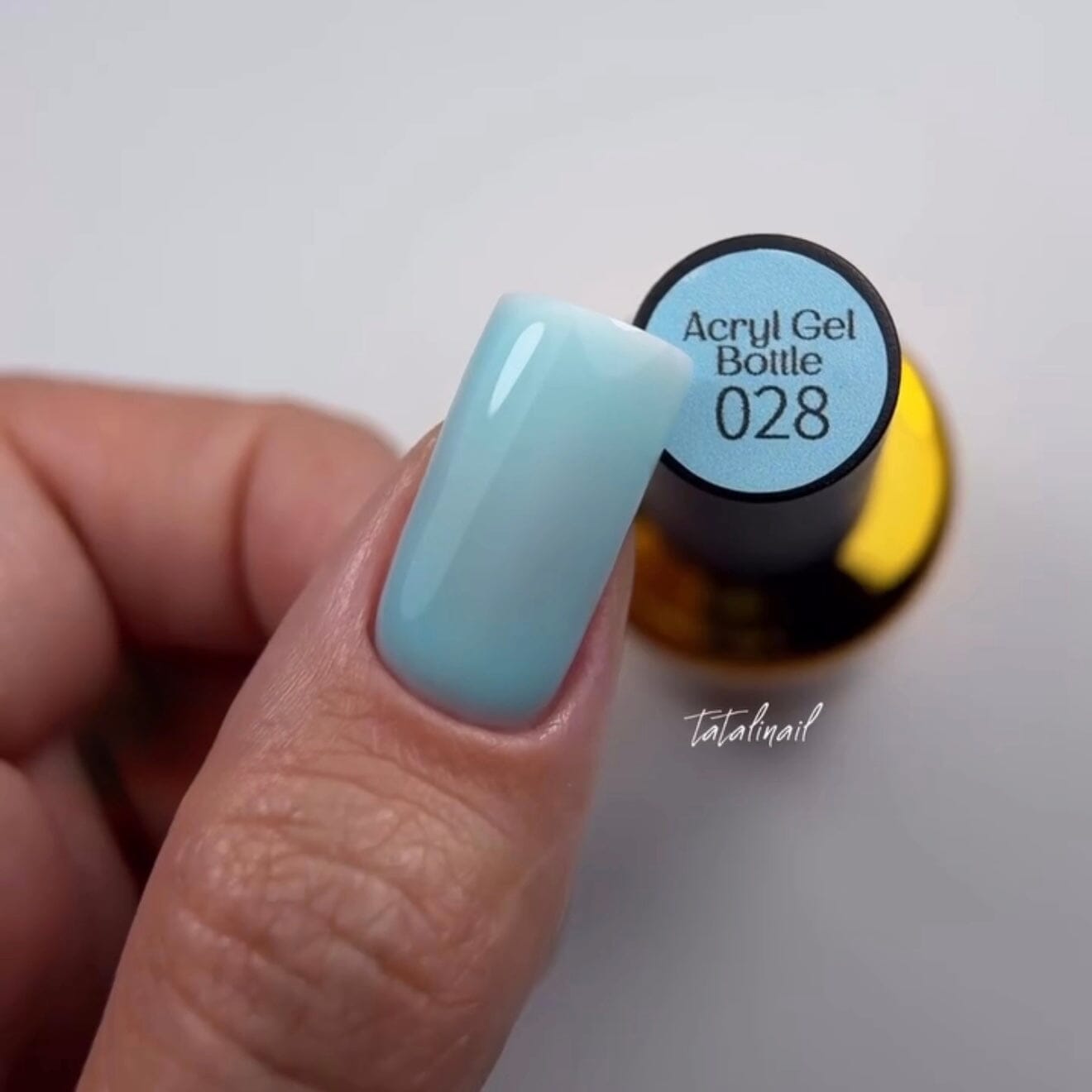 F.O.X Acryl Gel Nail Polish Bottle 028 - 14ml Professional Acrylic Nail Art Gel for Salon & Home Manicure - Perfect for DIY Nail Designs, French Tips & Nail Extensions