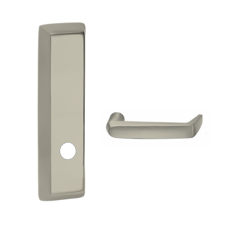Corbin Russwin 125910ET Exit Device Trim - Passage Function, Georgia 125 Lever Escutcheon for ED5000 Series | Commercial Door Hardware for Office Buildings & Schools
