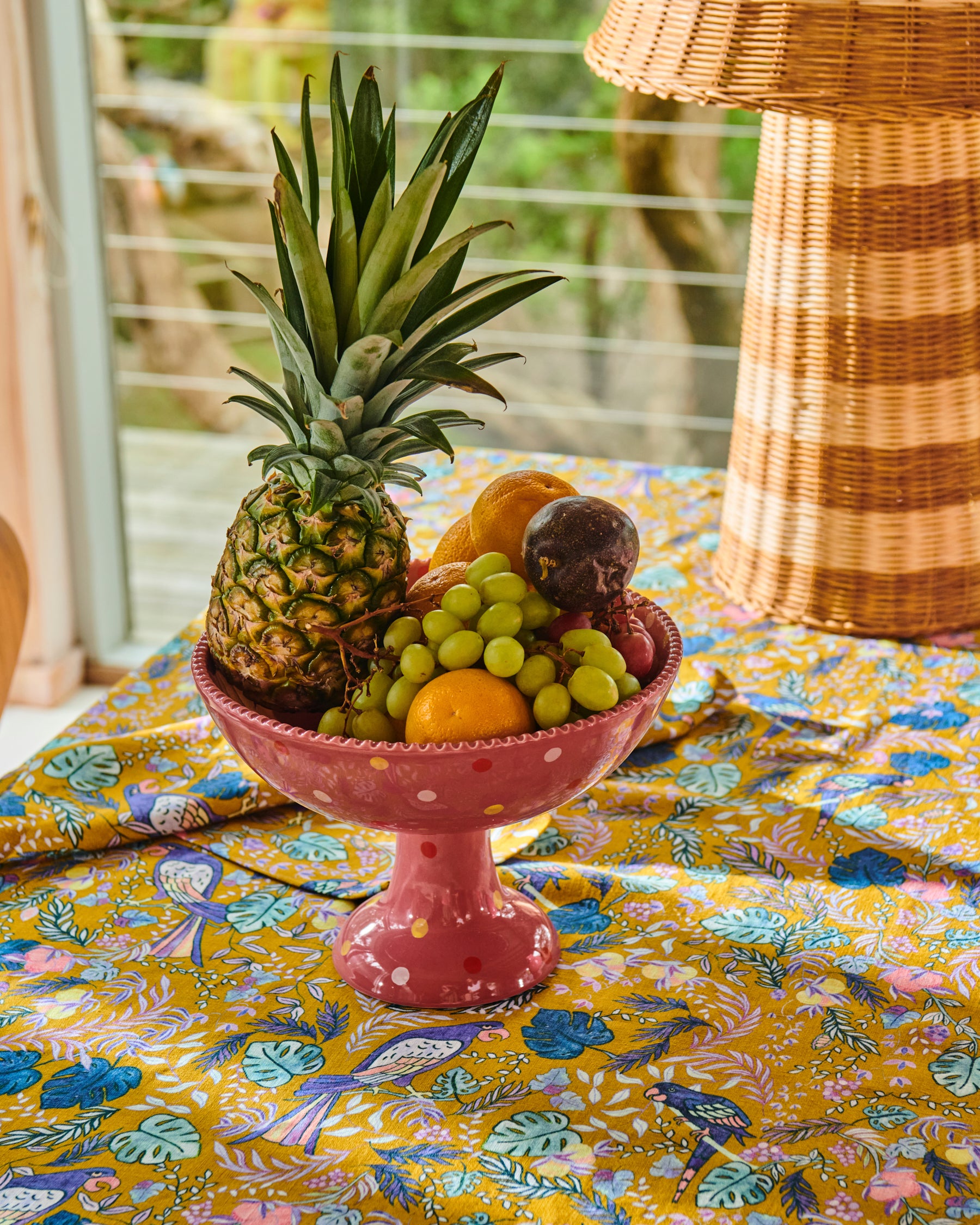 Premium Birds of Paradise Linen Tablecloth - Elegant Floral Design for Dining, Parties & Home Decor - 100% Natural Linen Fabric - Washable & Wrinkle-Resistant - Perfect for Weddings, Holidays & Special Occasions