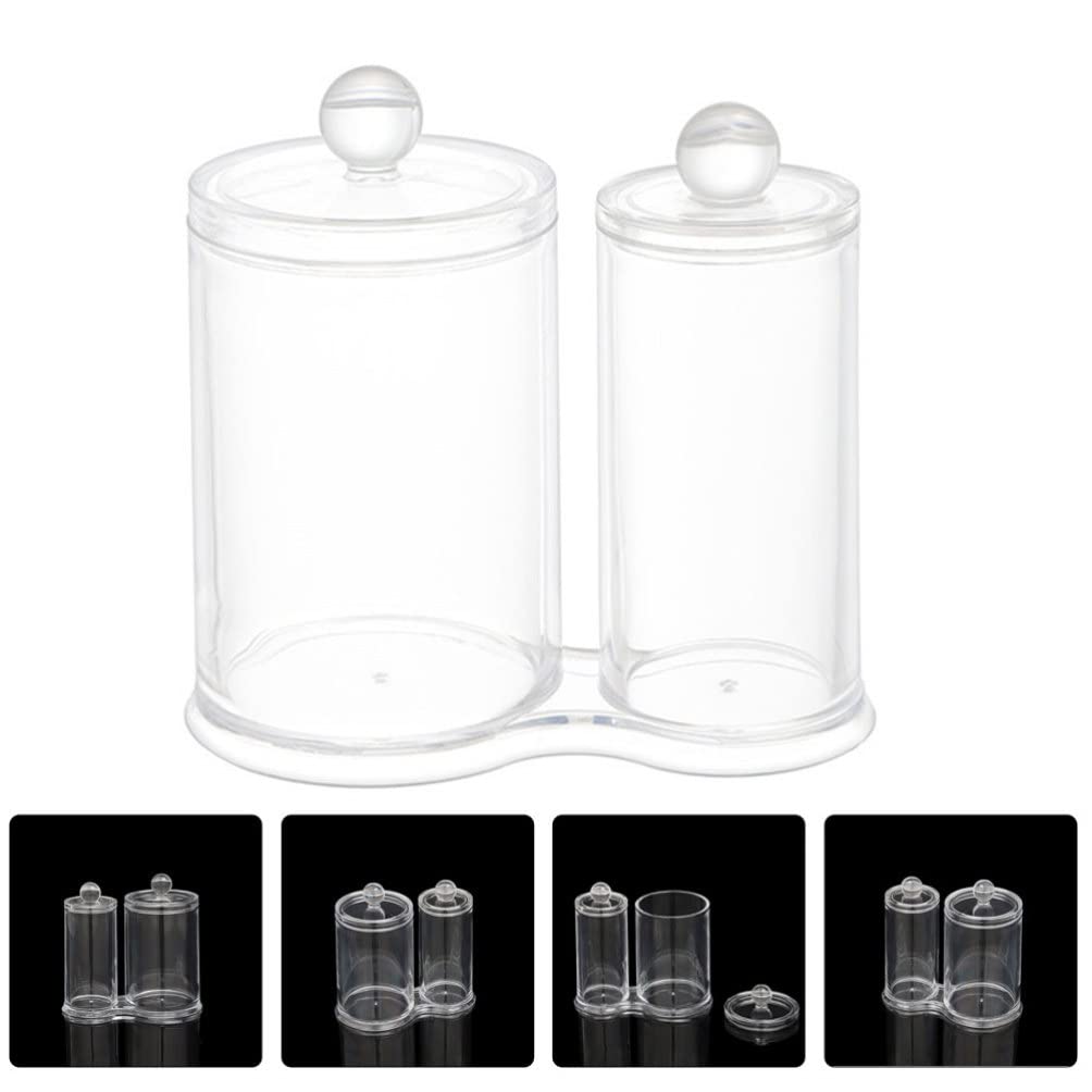 Cabilock Cotton Swab & Makeup Organizer Box - Storage Container for Cotton Balls, Pads & Beauty Supplies | Perfect for Bathroom Counter, Vanity & Travel