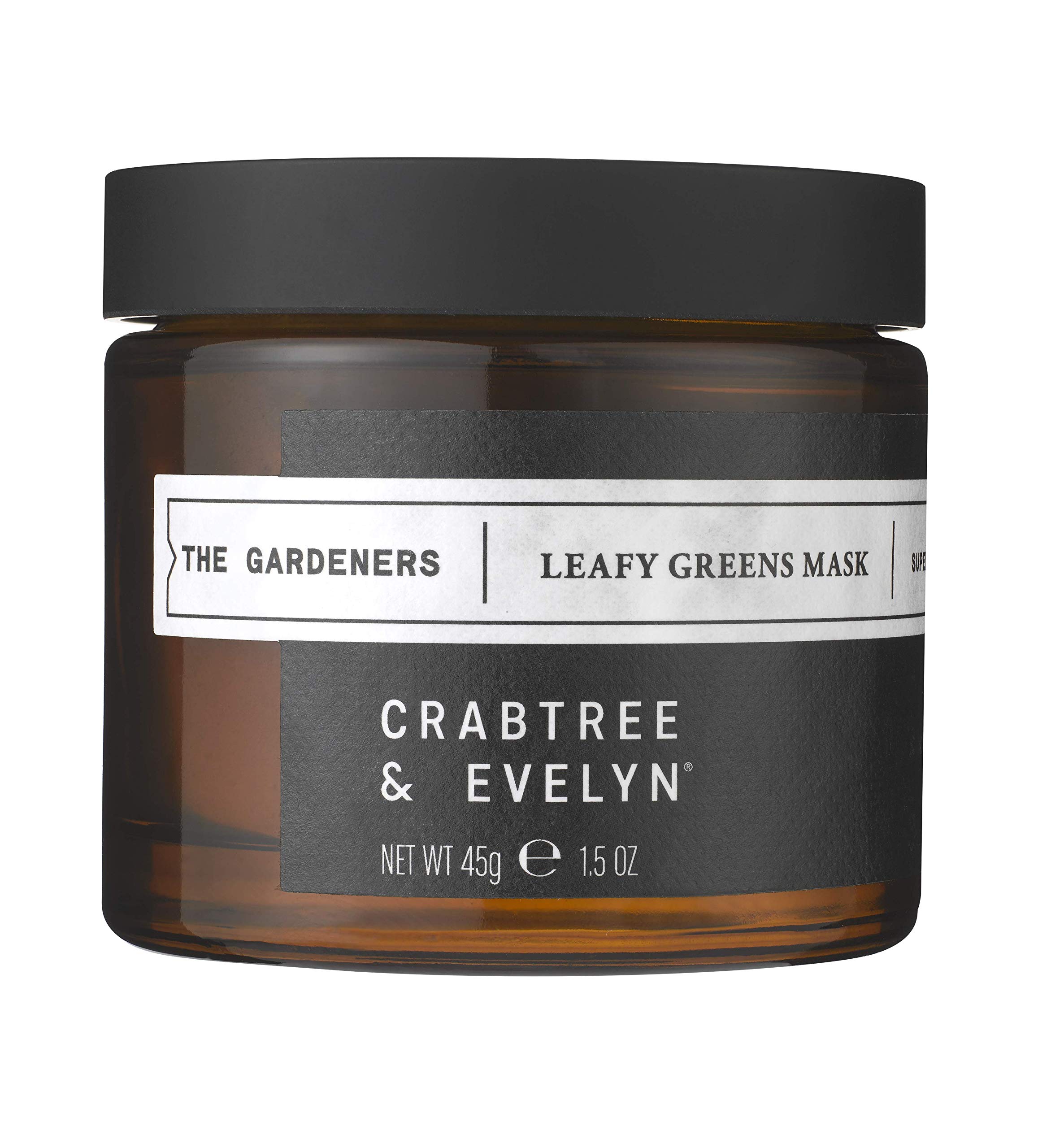Crabtree & Evelyn The Gardeners Leafy Greens Mask - 45g | Hydrating & Detoxifying Face Mask for Glowing Skin | Perfect for Spa Nights & Self-Care Routines