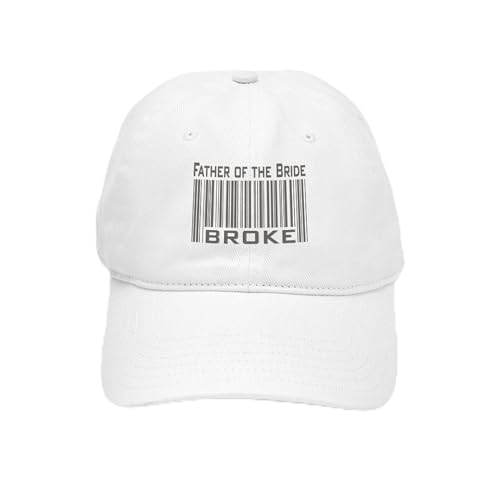 White - Funny Father of the Bride Broke Cap