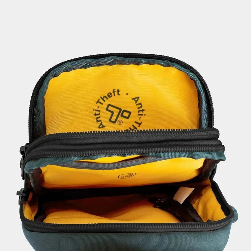 Travelon The Voyages Anti-Theft Compact Sling Bag - Secure Crossbody Purse for Travel, Commuting & Everyday Use