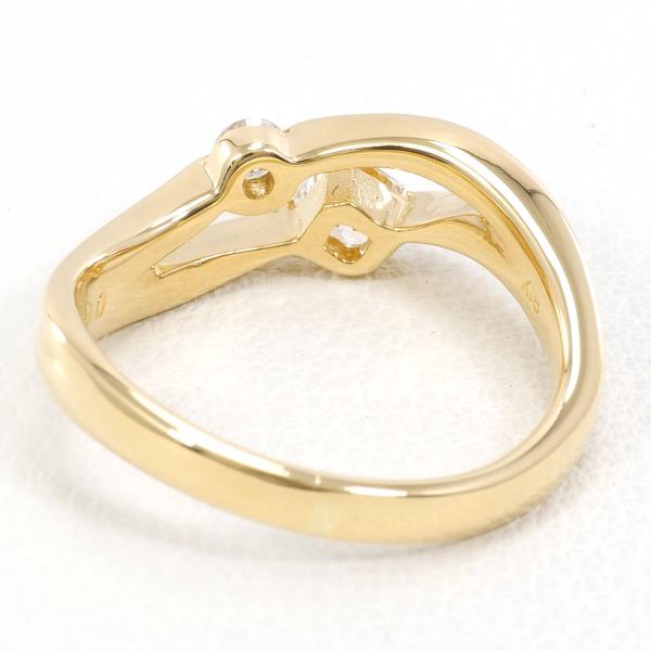 18K Yellow Gold Diamond Ring for Women - Elegant Solitaire Engagement & Wedding Band - Perfect for Proposals, Anniversaries & Special Occasions