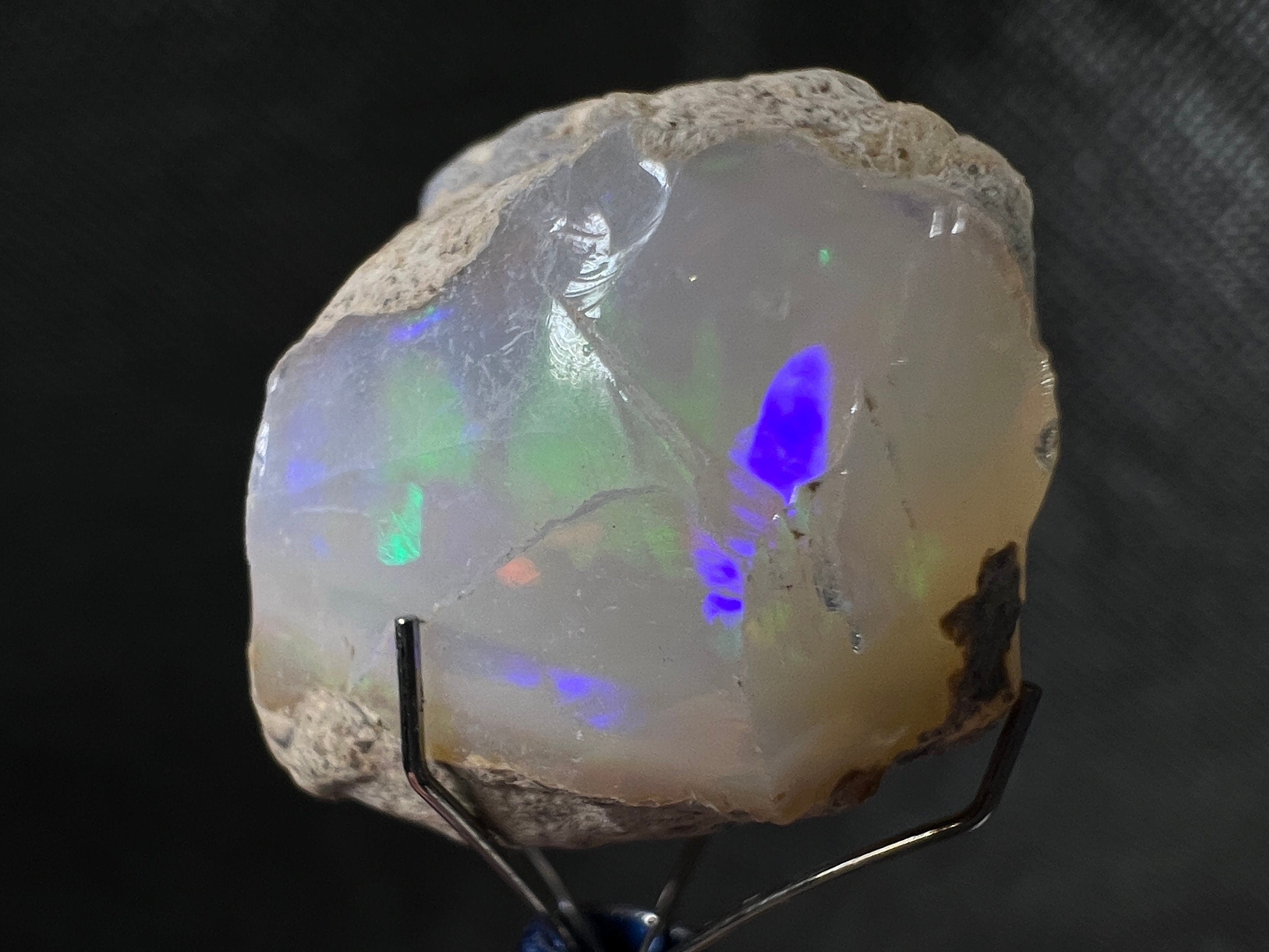 4A+ Welo Opal Raw Crystal - Natural Cutting Grade Opal Gemstone, October Birthstone (50643) for Jewelry Making, Healing & Collecting