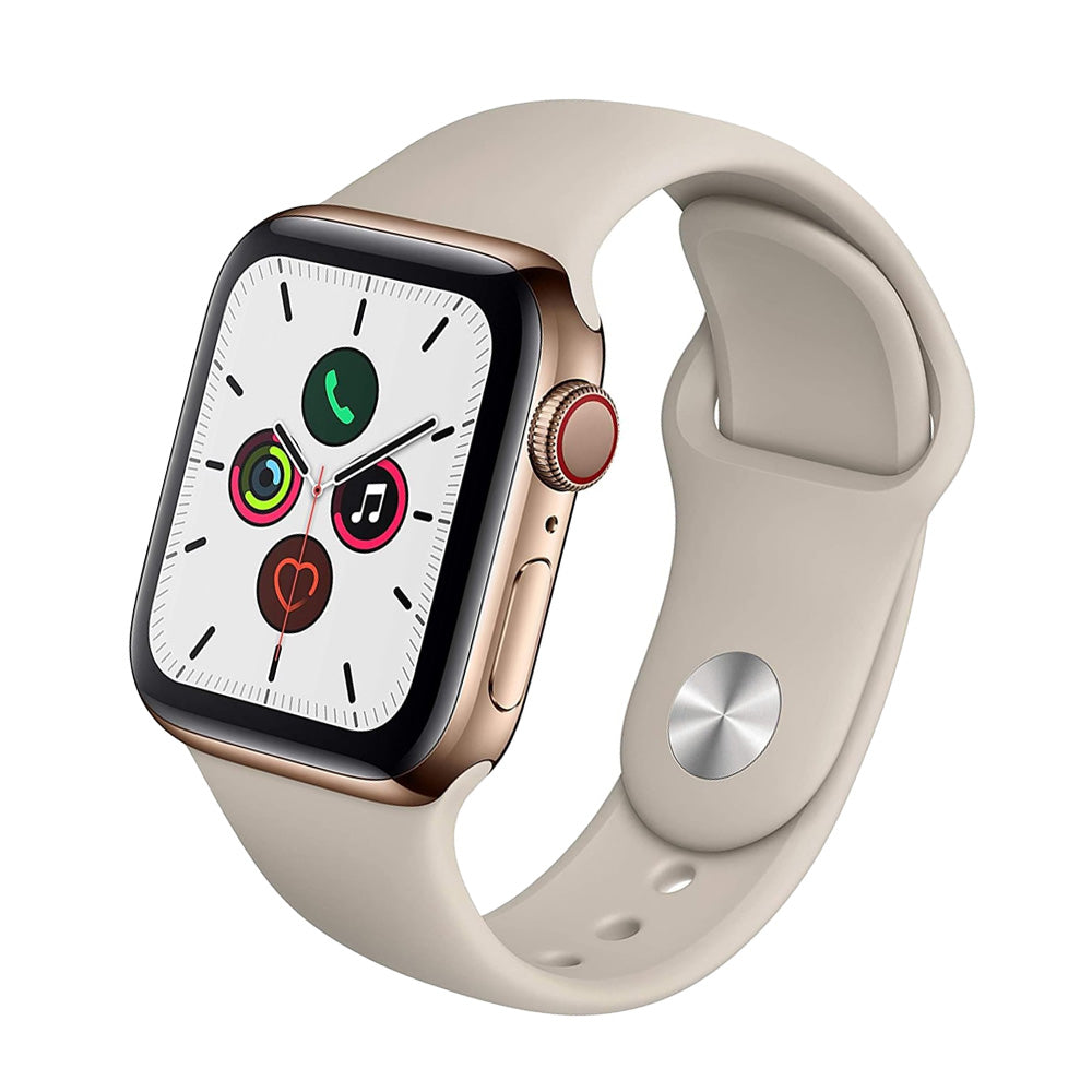 Apple Watch Series 5 GPS Aluminum Smartwatch - Fitness Tracker, Heart Rate Monitor & Water Resistant for Running, Swimming & Daily Use
