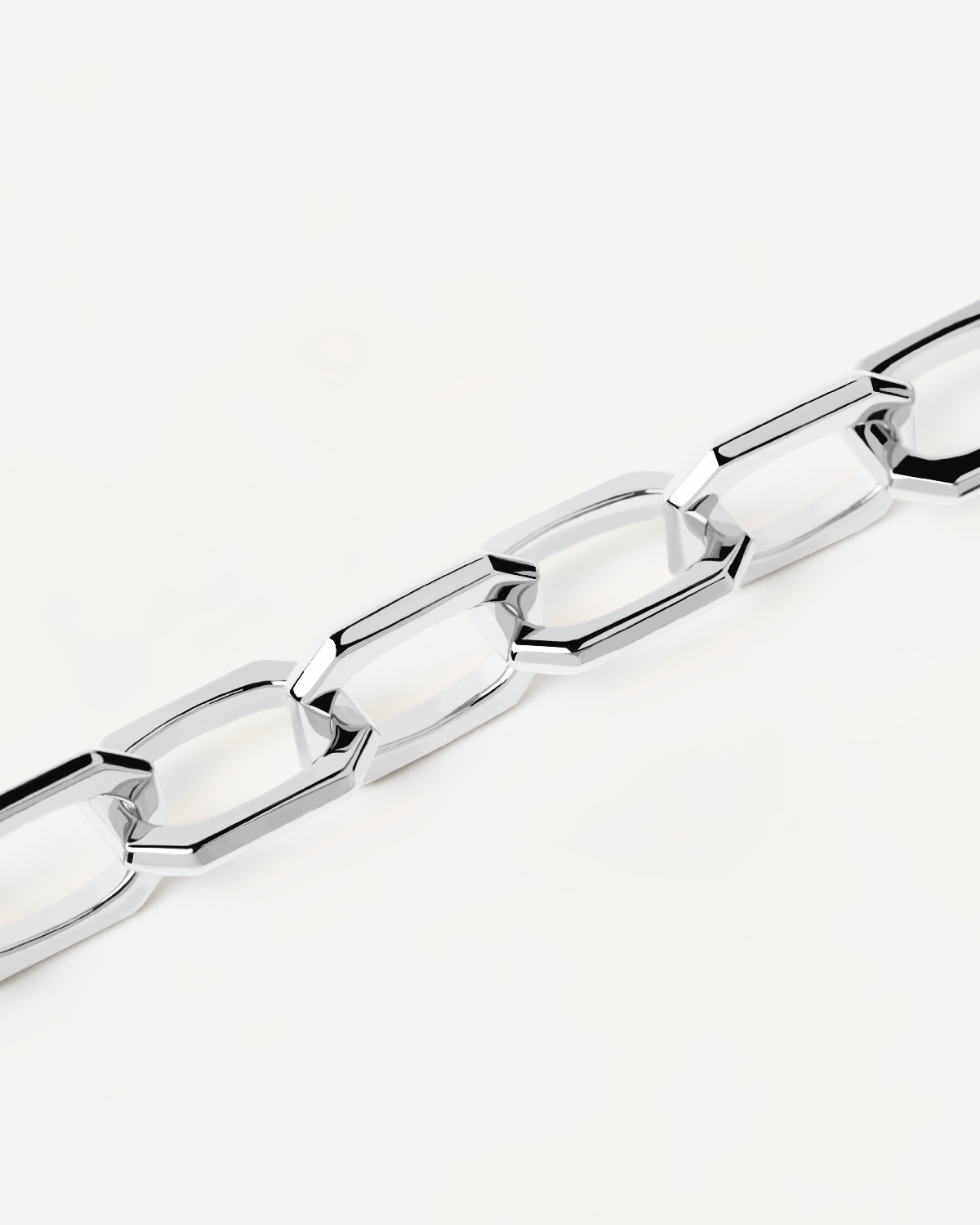 GRID 3 Small Signature Chain Silver Necklace for Women - Dainty Layering Necklace, Sterling Silver Jewelry Gift for Her - Perfect for Everyday Wear, Date Night & Special Occasions