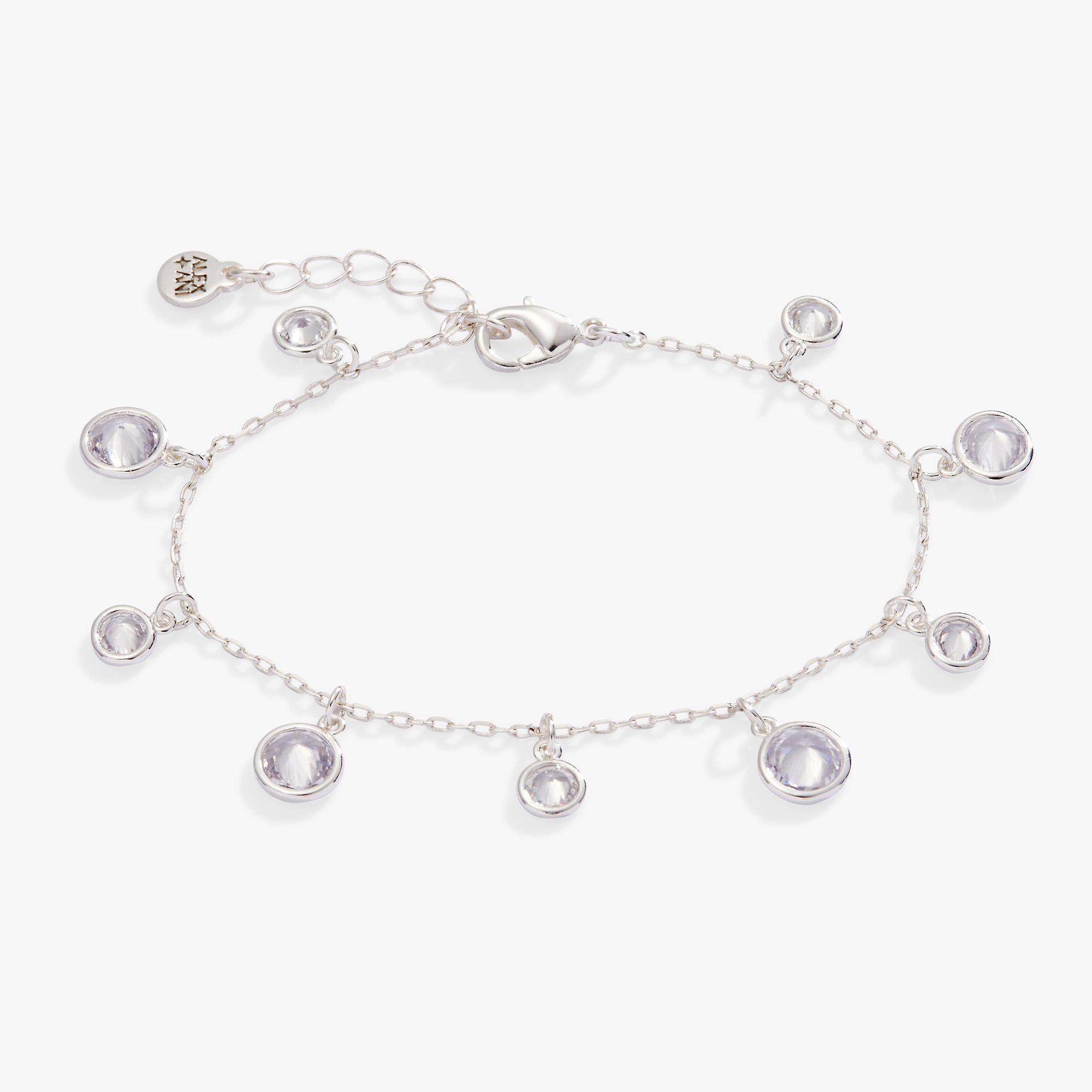 Elegant Crystal Drop Bracelet for Women - Sparkling Dangle Beaded Jewelry for Party, Wedding & Evening Wear