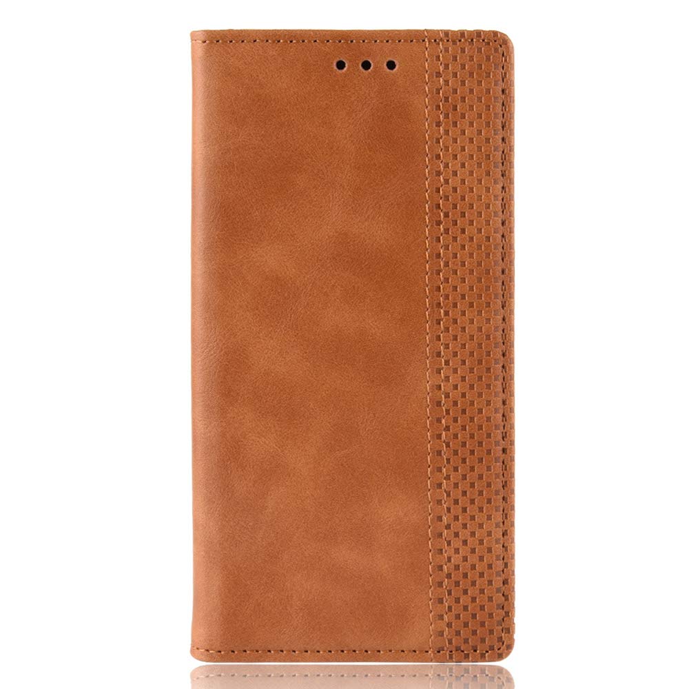 Premium PU Leather Flip Cover Case for LG K51 (LMK500UM/LM-K500UM) - Slim Protective Phone Case with Card Slots - Perfect for Work, Travel & Daily Use