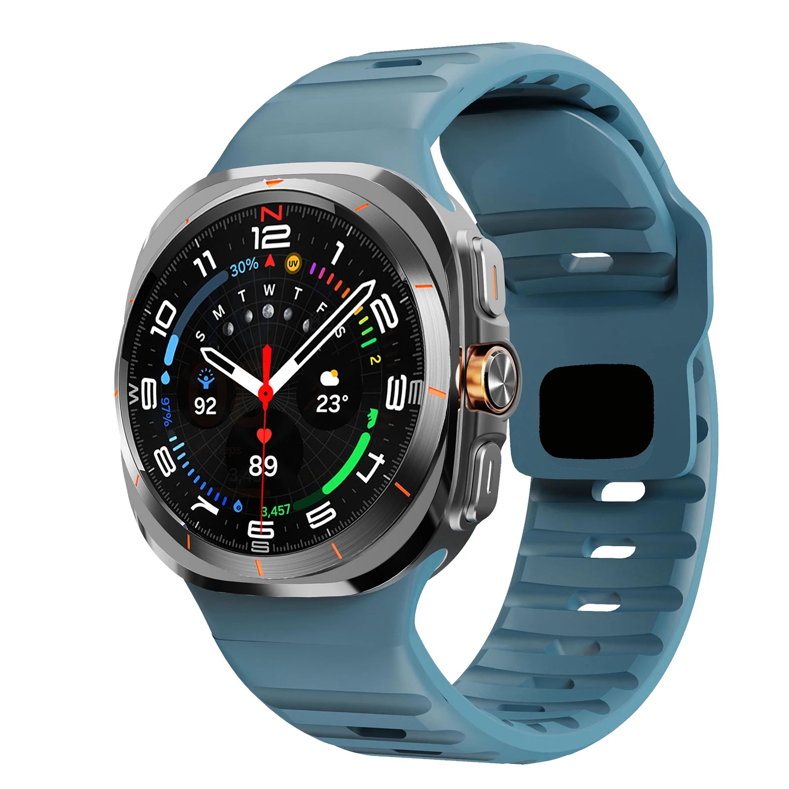 Durable Silicone Bands for Samsung Galaxy Watch Ultra - Comfortable & Stylish Replacement Straps for Workouts, Running & Outdoor Activities