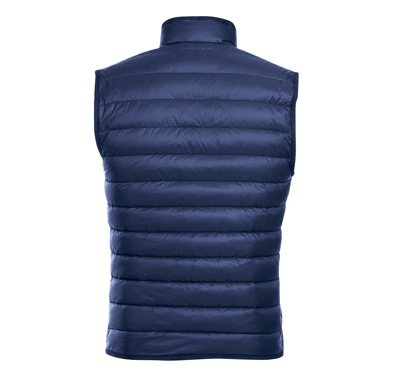 Alessandro Vitello by Renoir Jonathan Nylon Down Blue Vest 831 10 - Lightweight Insulated Winter Vest for Men, Fashionable Puffer Vest Jacket for Outdoor Activities, Hiking & Casual Wear