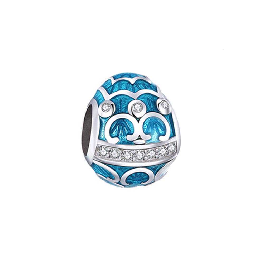 925 Sterling Silver Rainbow Egg Charm - Birthday & Anniversary Gift for Pandora Bracelets | Perfect for Women's Jewelry Collection & Special Occasion Gifting