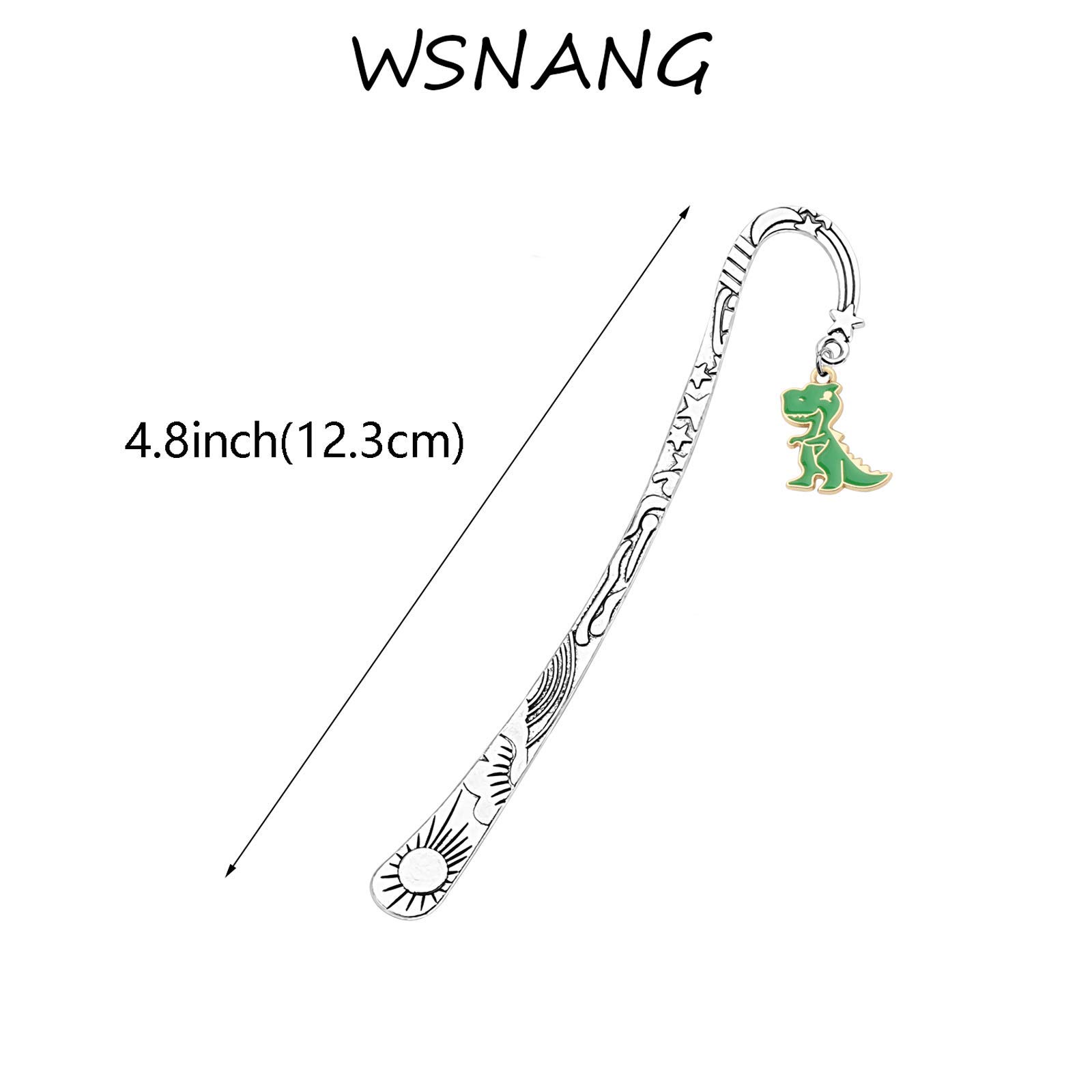 Dinosaur Bookmark for Women - Unique Dinosaur Lover Gift, Cuntasaurous Animal Bookmark Jewelry for Book Lovers | Perfect Reading Accessory for Bookworms & Dinosaur Enthusiasts