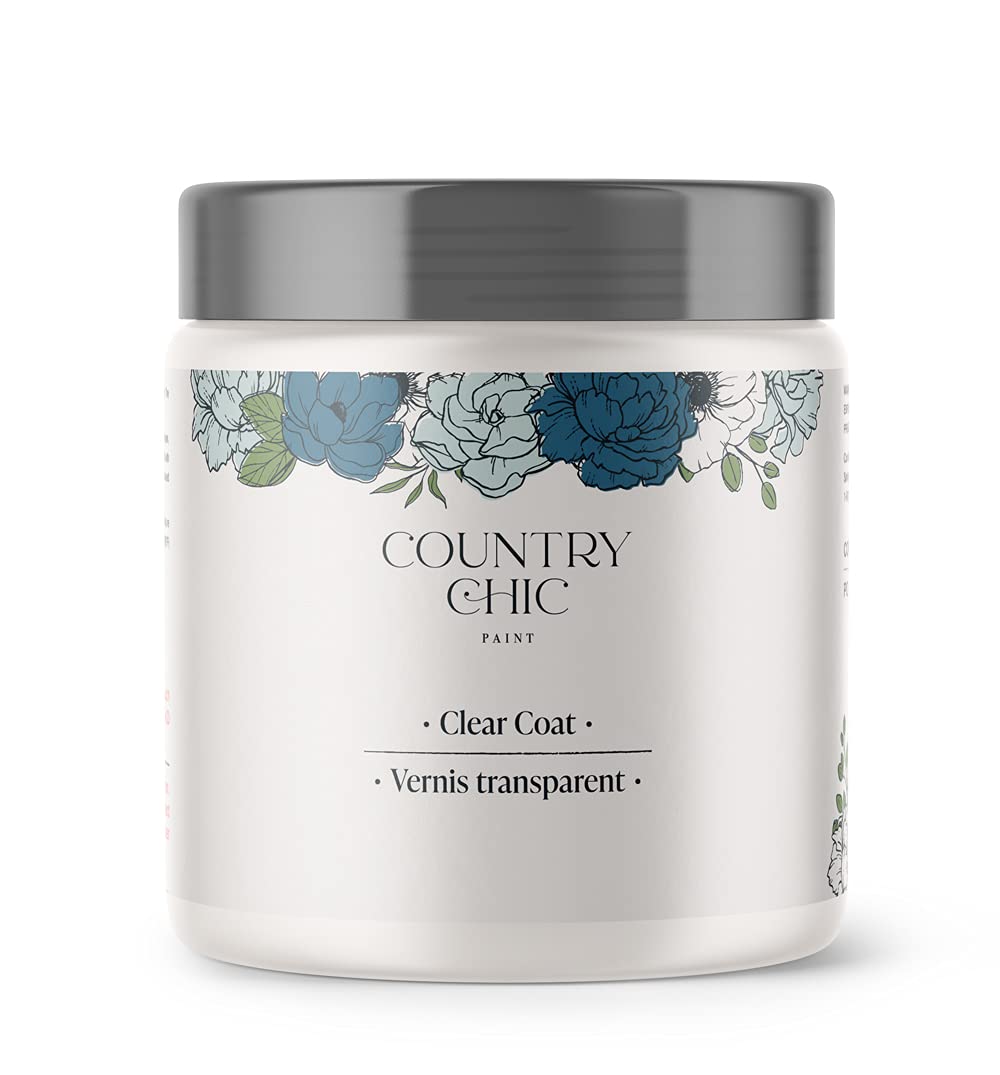 Eco-Friendly Clear Satin Sheen Top Coat for Chalk Style Furniture Paint - Durable, Non-Yellowing, Waterproof Sealant - Indoor/Outdoor Use - 4 oz - Perfect for High-Traffic Furniture, Cabinets, Tables & DIY Projects