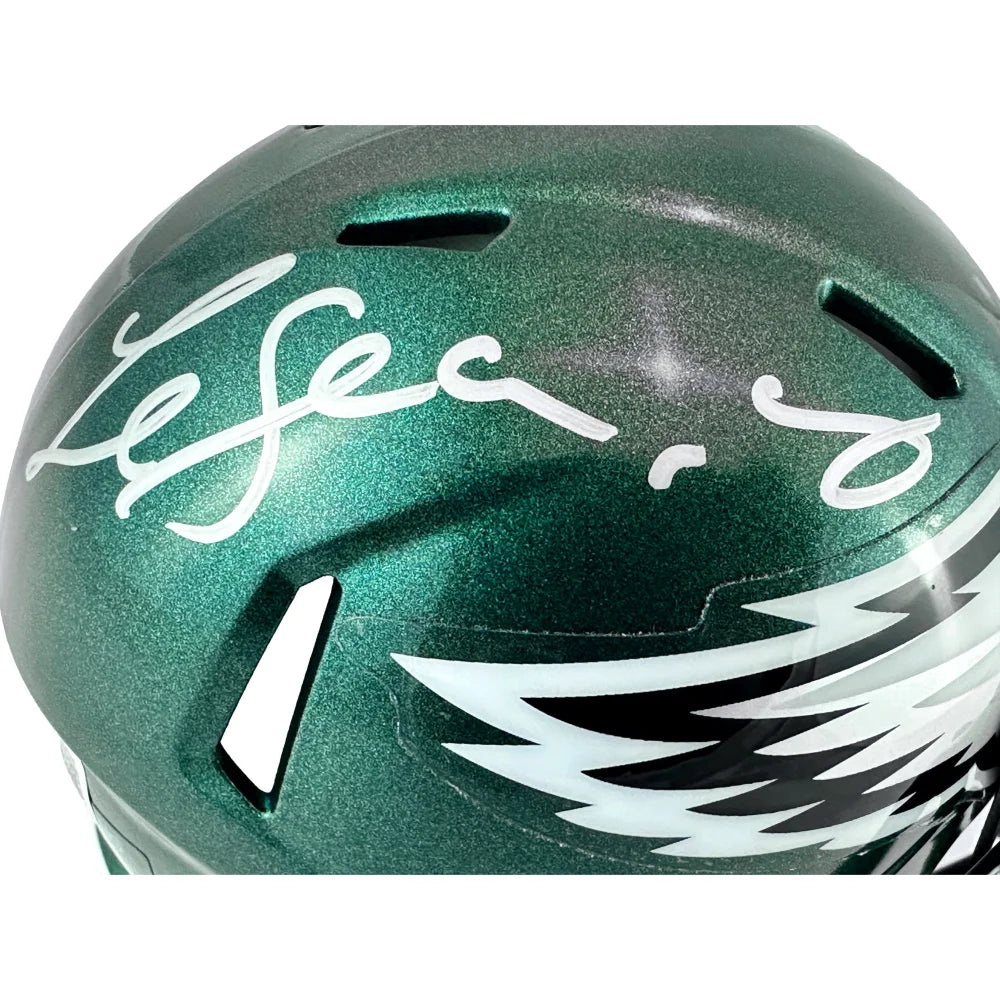 Authentic LeSean McCoy Autographed Philadelphia Eagles Speed Mini Helmet - Signed with BAS COA - Perfect for NFL Collectors, Eagles Fans & Sports Memorabilia Displays