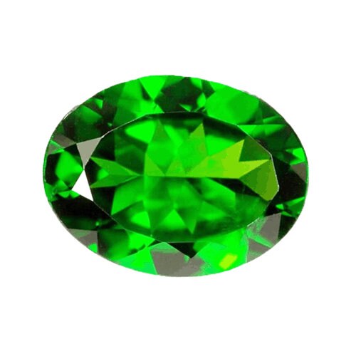 Wholesale Natural Genuine Russian Chrome Diopside Loose Stones - 5x3mm, 6x4mm, 7x5mm Oval Faceted VVS Quality - Perfect for Jewelry Making, Engagement Rings & Healing Crystals