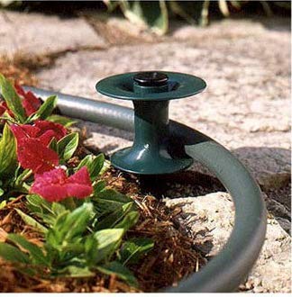 Rocky Mountain Goods Heavy Duty Zinc Coated Hose Guide Spike - Rust-Free Metal Garden Hose Holder for Flower Beds - Durable Yard Accessory (1 Pack) - Perfect for Lawn Care, Gardening and Outdoor Watering