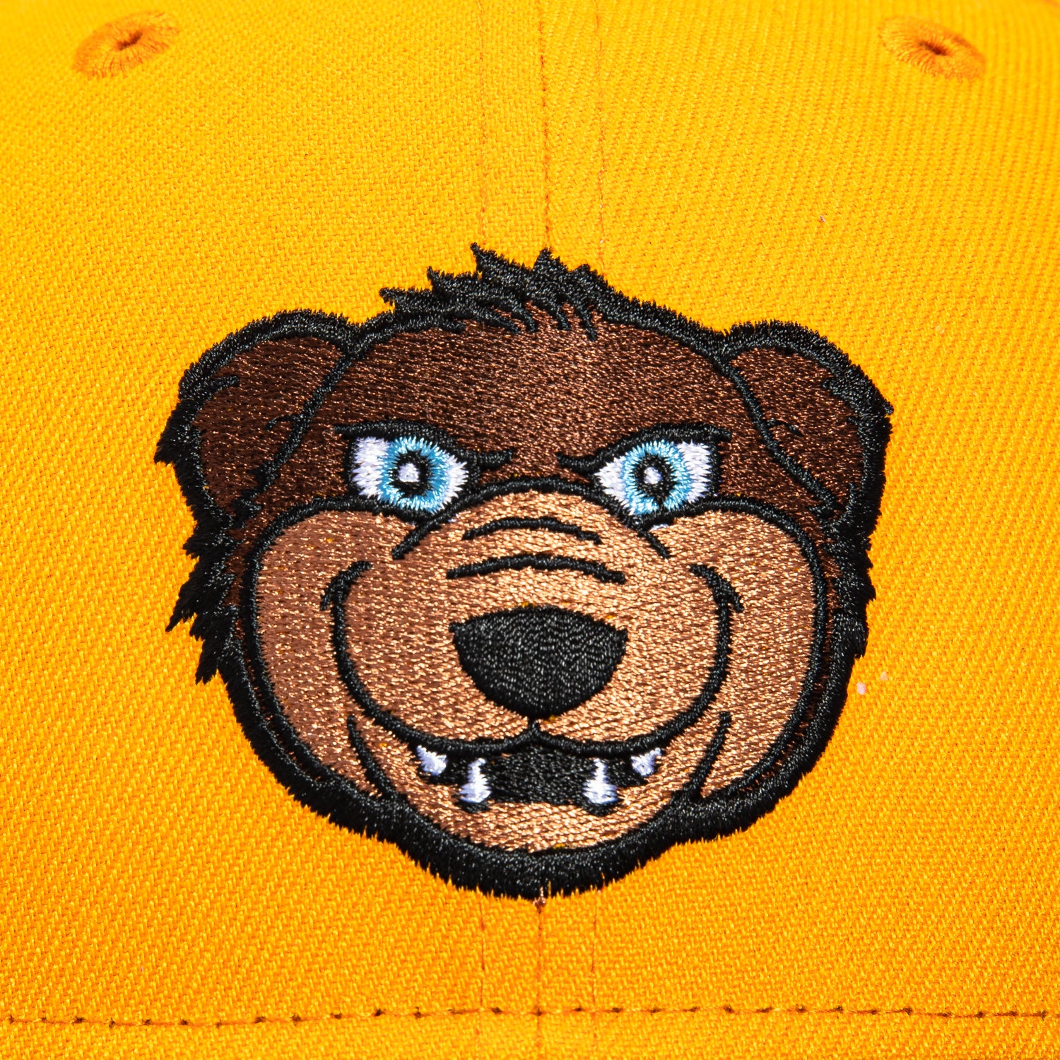 New Era 59Fifty MLB Boston Bruins Blades the Bear Snapback Hat - Gold & Black Hockey Cap for Men & Women - Perfect for NHL Games, Sports Events & Streetwear Fashion