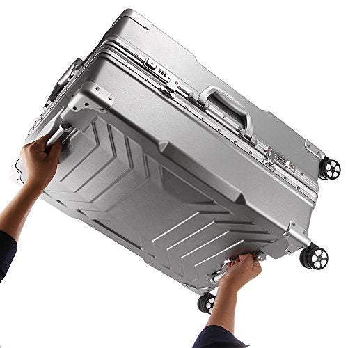 Durable Aluminum Frame & Scratch-Resistant PC Shell Trolley Luggage - 20