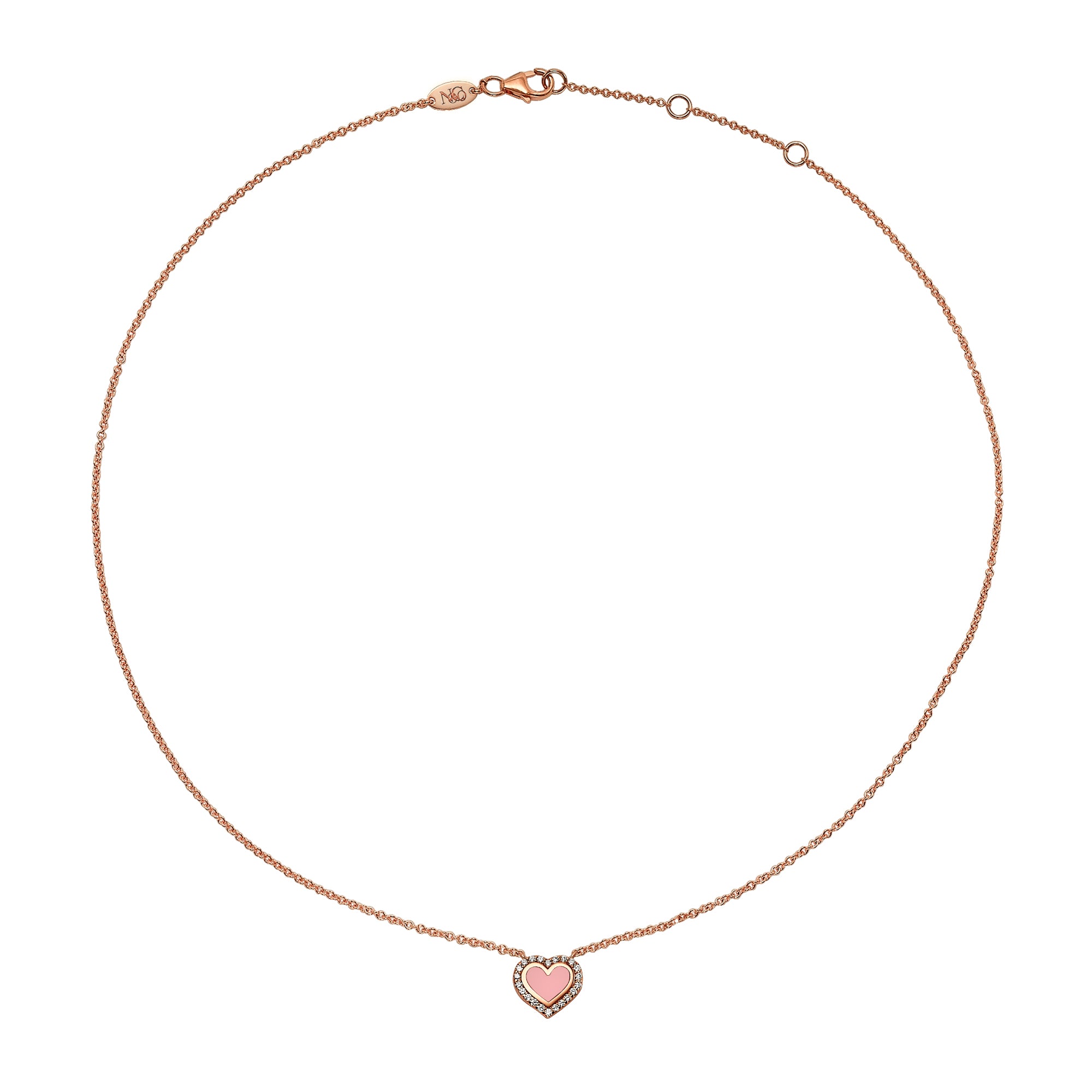 Heart Necklace for Women - Elegant 14K Gold Plated Love Pendant with 18