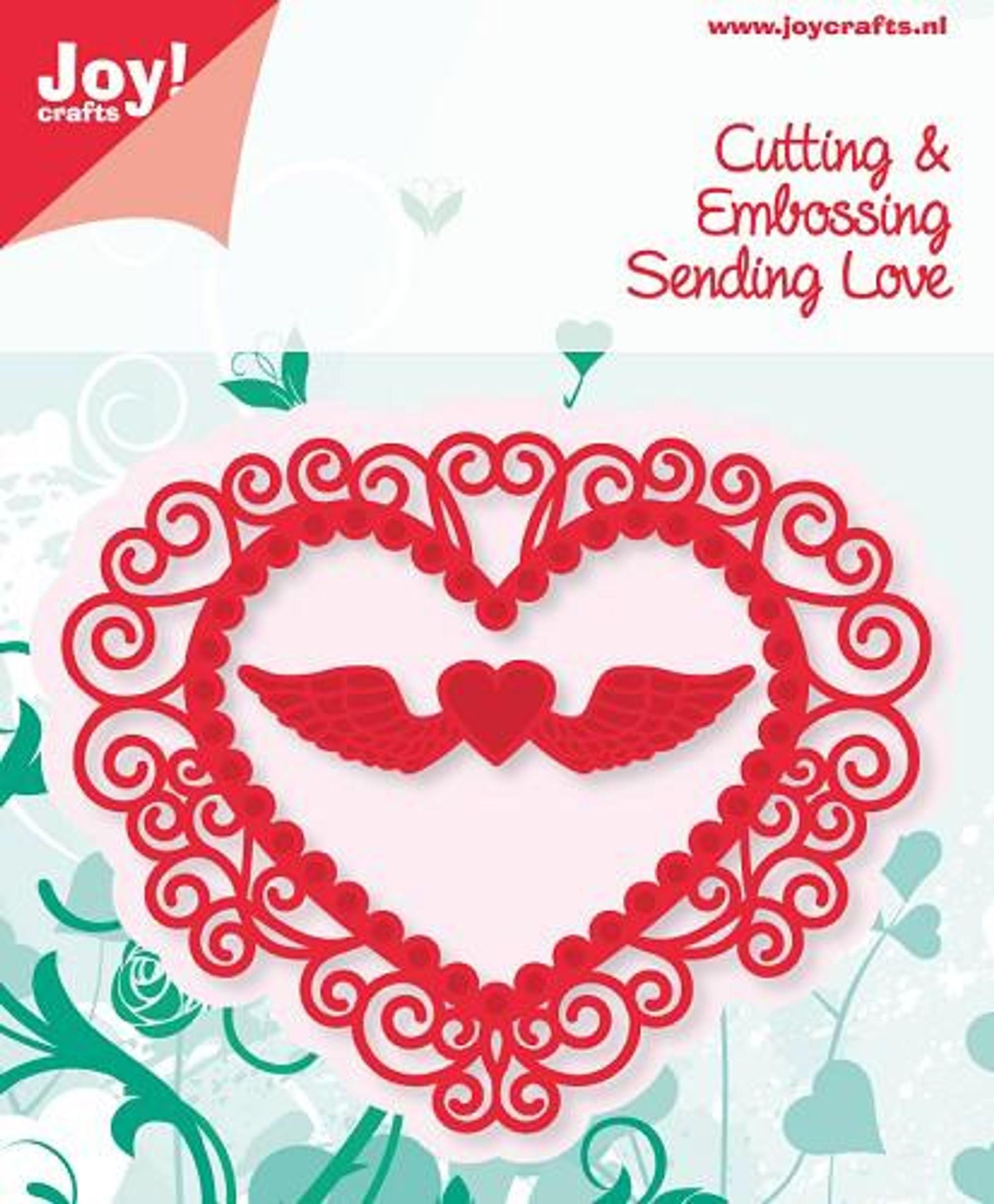 Joy!Crafts Cut & Emboss Dies - Heart Shaped Die Set for Scrapbooking, Card Making & DIY Paper Crafts | Perfect for Valentine's Day, Wedding Invitations & Home Decor Projects