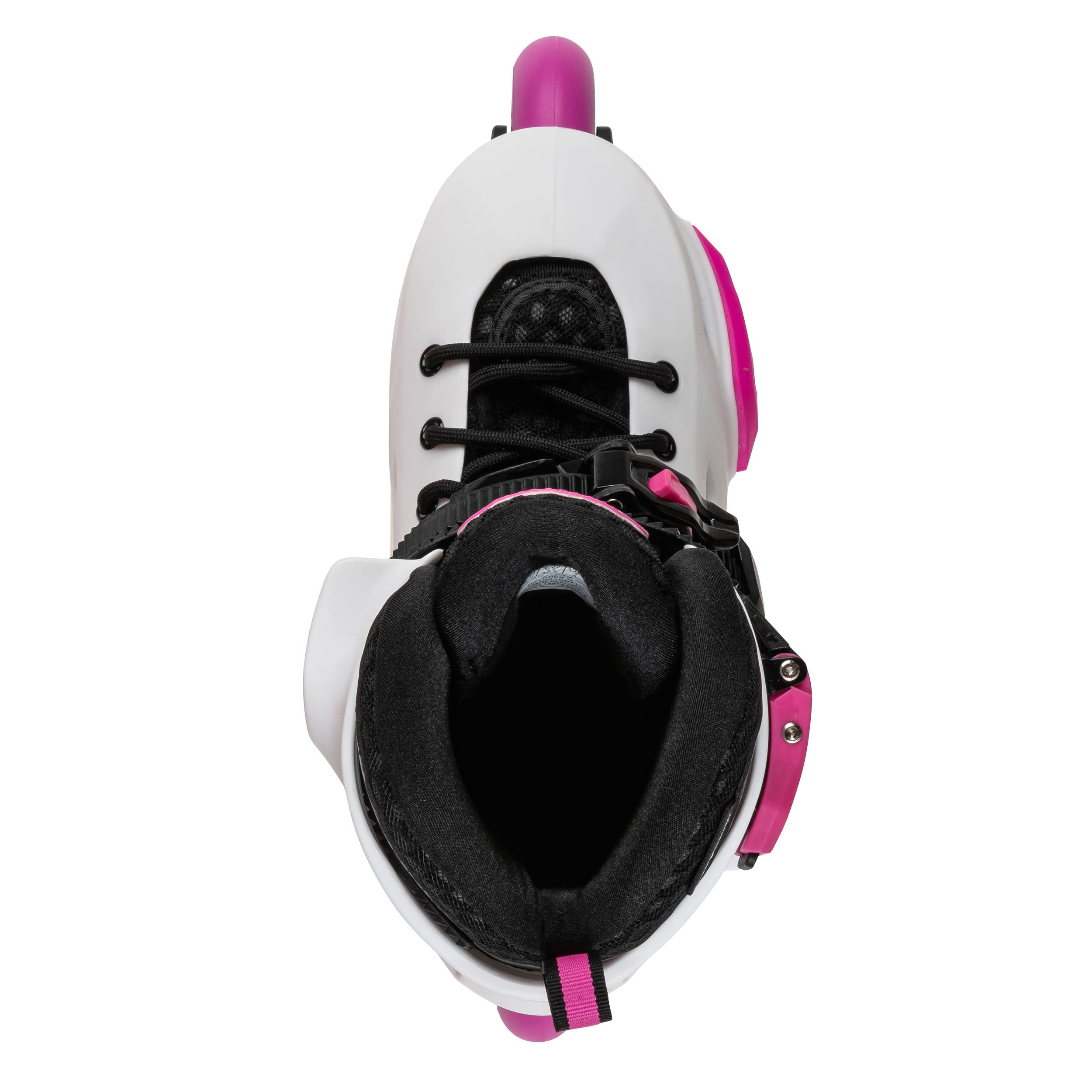 Rollerblade Apex Adjustable Fitness Inline Skates for Kids - White & Pink Junior Urban Performance Roller Skates - Perfect for Outdoor Exercise, Park Skating & Fitness Training