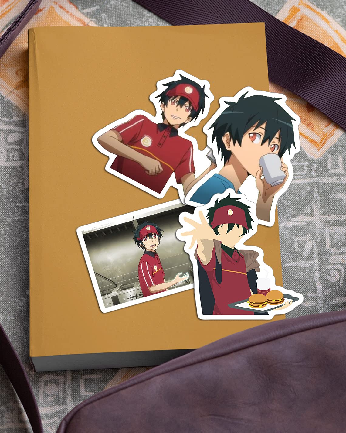 The Devil is a Part-Timer! Sadao Maou Funny Vinyl Sticker - Durable Decal for Phone, Laptop, Skateboard, Car & Water Bottles - Perfect for Anime Fans & Pop Culture Enthusiasts