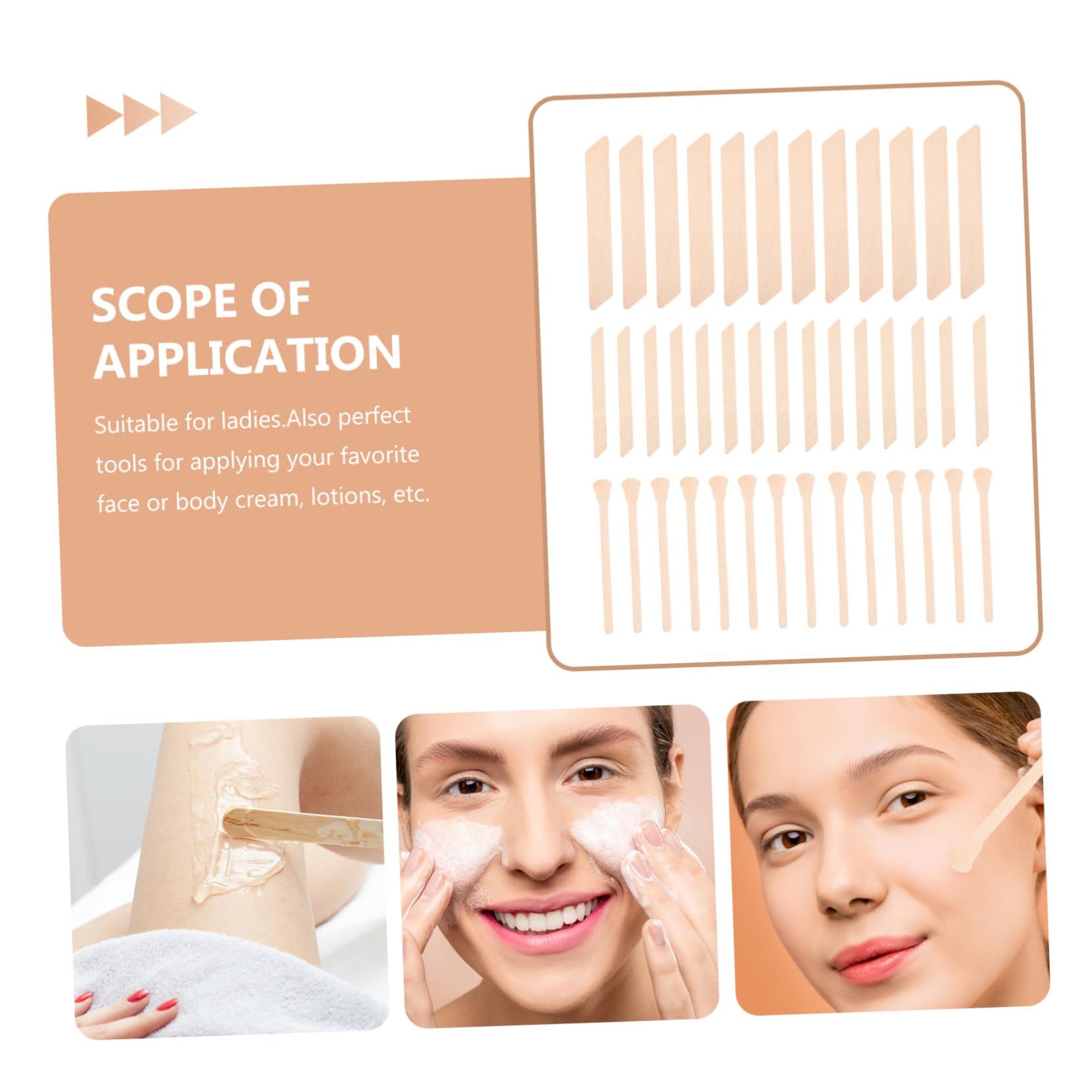 Baluue Facial Hair Removal Wax Strips for Women - 150pcs Body Hair Waxing Kit with Applicator & Trimmer - Smooth & Gentle Hair Removal for Face, Legs, Arms & Bikini Area - Perfect for Home Spa & Salon Use