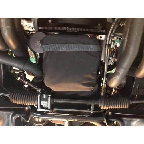 Motion Raceworks SBC Rear Sump Engine Diaper - NHRA & IHRA Approved Oil Containment for Small Block Chevy Engines with Motor Mount Cutouts | Perfect for Drag Racing, Track Days & High-Performance Builds
