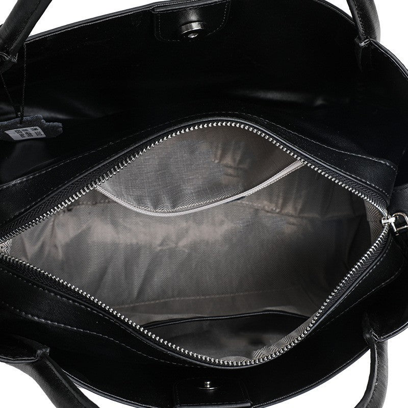 Genuine Leather Tote Bag for Women - Large Capacity Shoulder Bag & Crossbody Purse - Perfect for Work, Travel, and Everyday Use