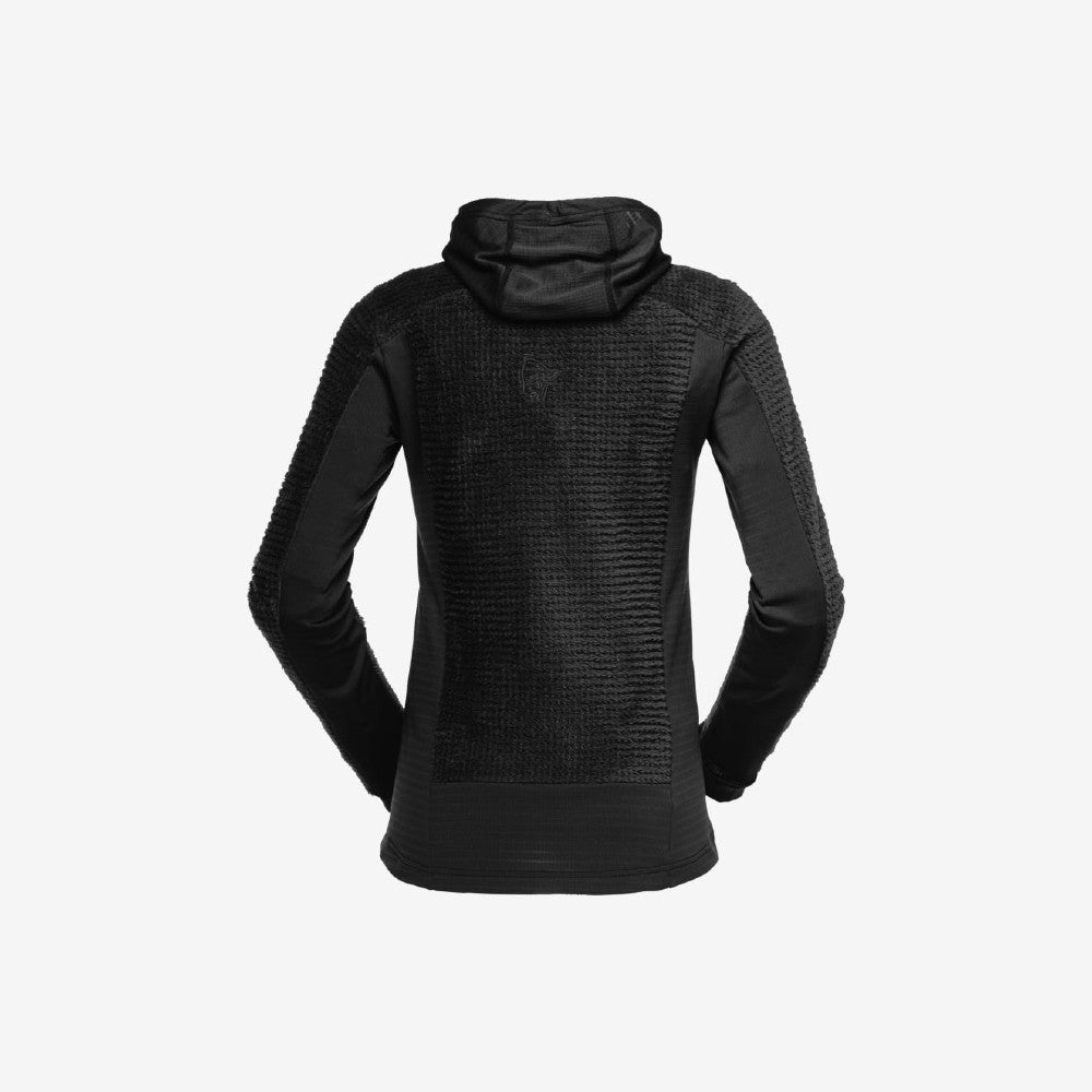 Norrona Falketind Alpha120 Zip Hood - Women's Lightweight Fleece Jacket for Hiking & Outdoor Adventures