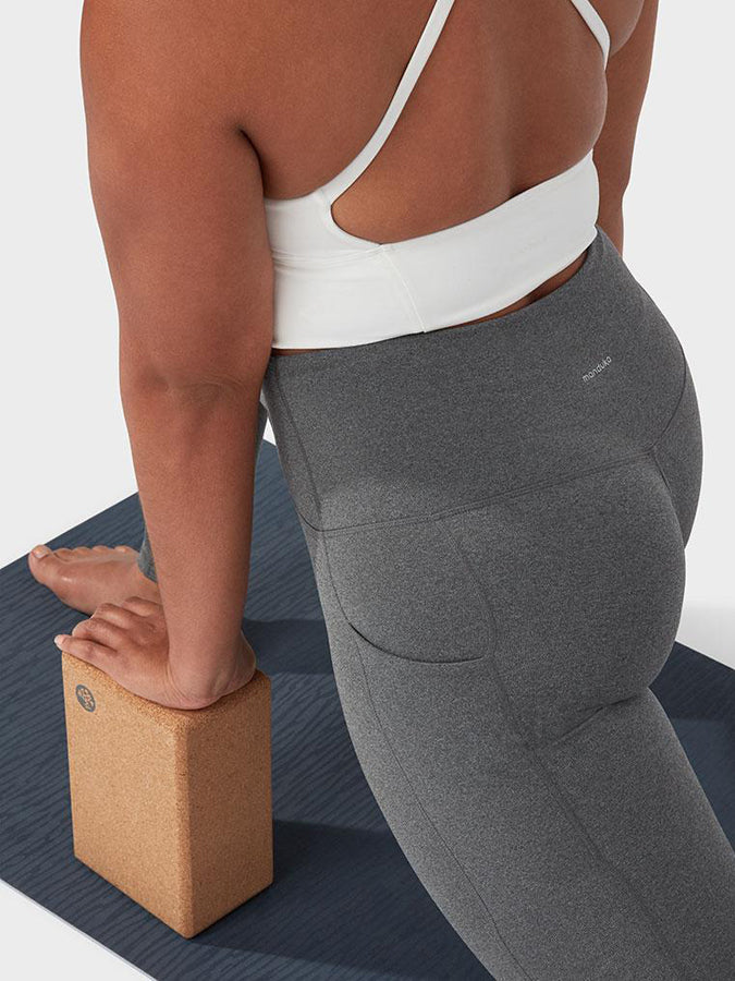 Manduka Renew High Rise Women's Yoga Leggings - Breathable Workout Pants for Pilates, Running & Gym - Premium Comfort & Performance Activewear