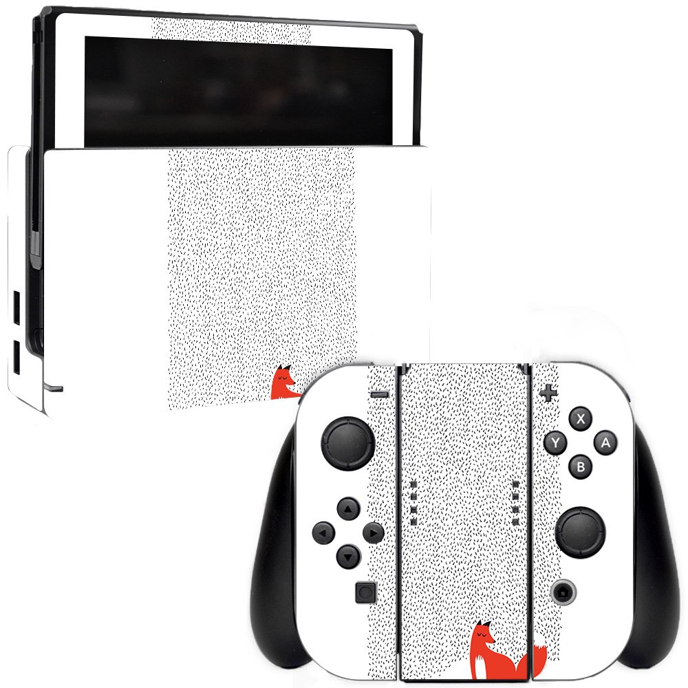 MightySkins Vinyl Decal Wrap Cover for Nintendo Switch - Black Grass Design | Protective & Durable Skin | Easy to Apply & Remove | Made in USA | Perfect for Gaming, Travel & Customization