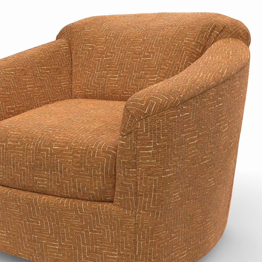 Camden Swivel Glider Recliner Chair - 360 Degree Rotating Rocker with Ottoman, Plush Comfort for Living Room, Nursery & Bedroom - Perfect for Nursing, Reading & Relaxing