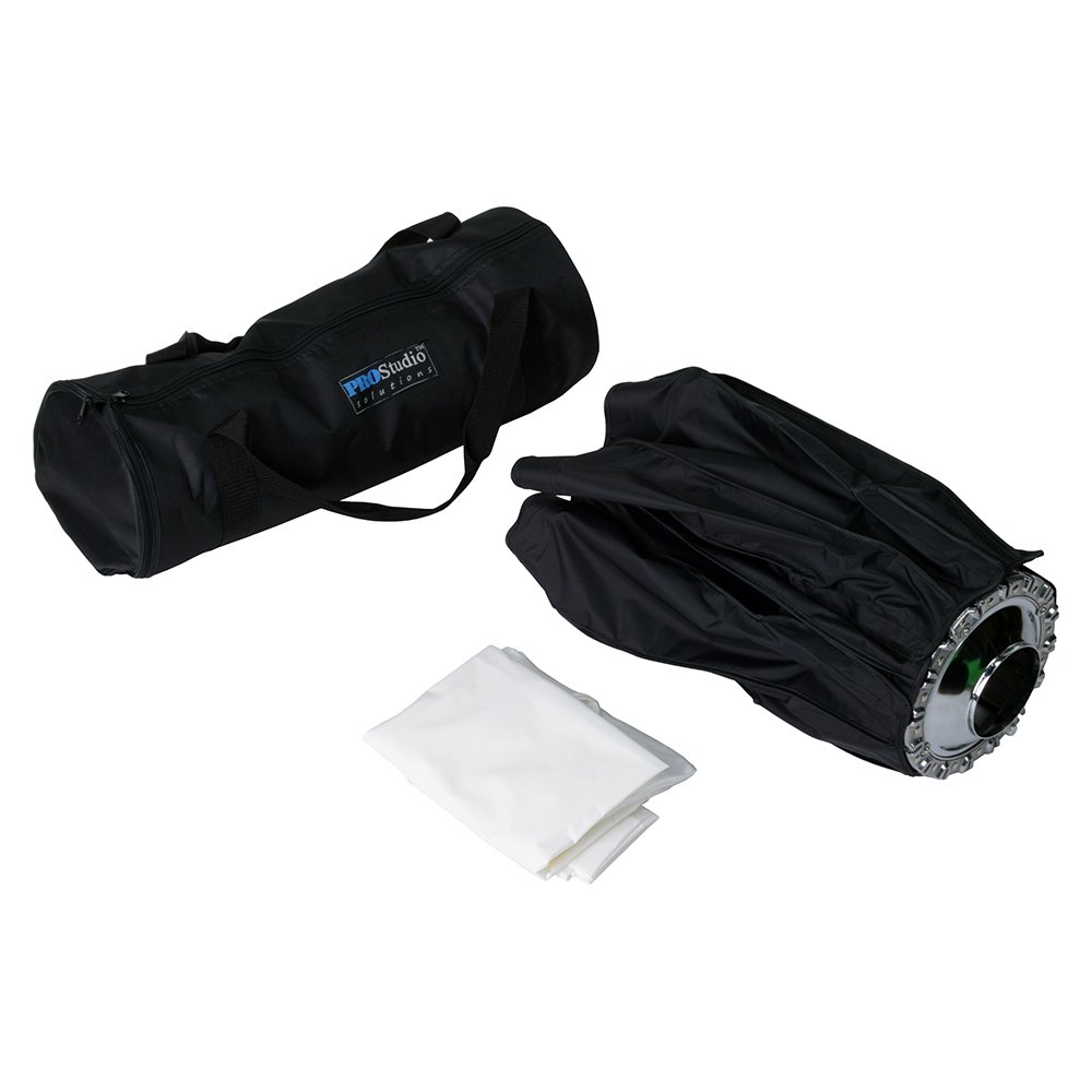 EZ-Pro 32in (80cm) Collapsible Beauty Dish & Softbox Combo with Elinchrom Speedring - Professional Photography Lighting for Strobe, Flash & Monolights - Perfect for Portrait, Fashion, and Studio Photography