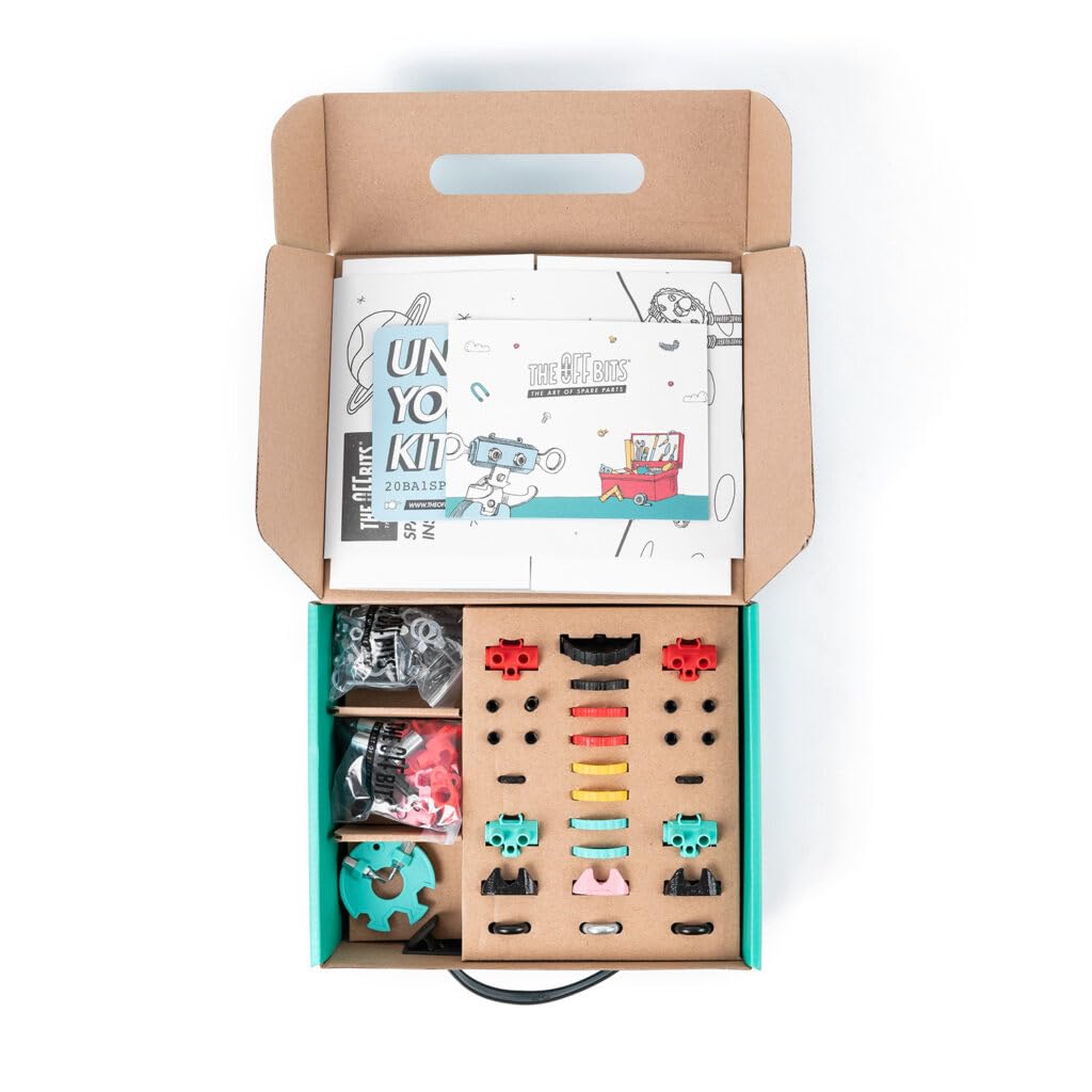 OFFBITS JZ0001 Construction Toy Set - Creative DIY Building Blocks for Kids & Adults - STEM Educational Toy for Engineering & Problem Solving - Perfect for Home, School & Office Playtime