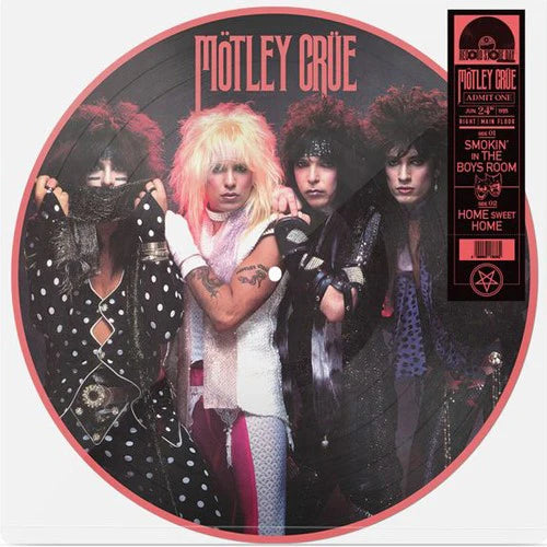 Motley Crue Smokin' in the Boys Room Picture Disc Vinyl LP - Limited Edition Collectible Record for Music Lovers & Vinyl Enthusiasts - Perfect for Home Listening, Gifts & Music Collections