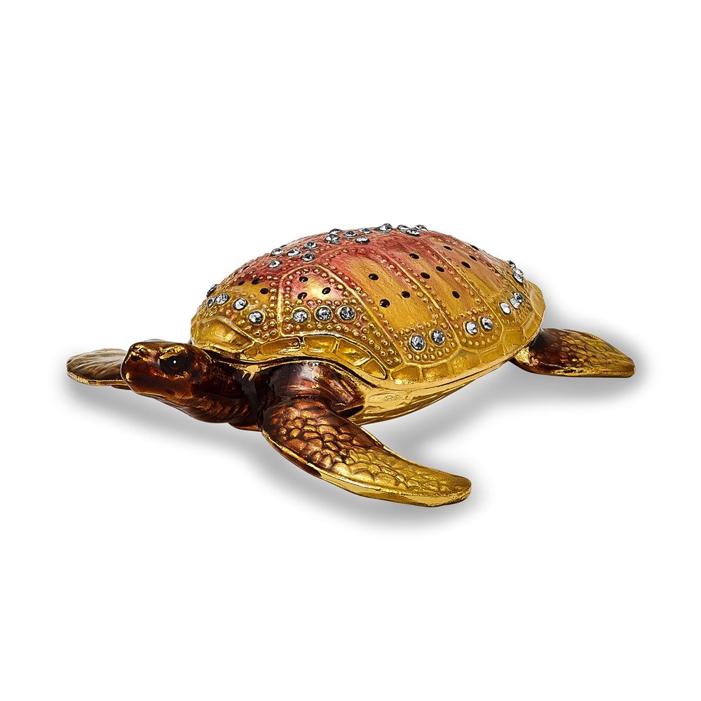 Sonia Jewels Palm Beach Loggerhead Sea Turtle Trinket Box 3