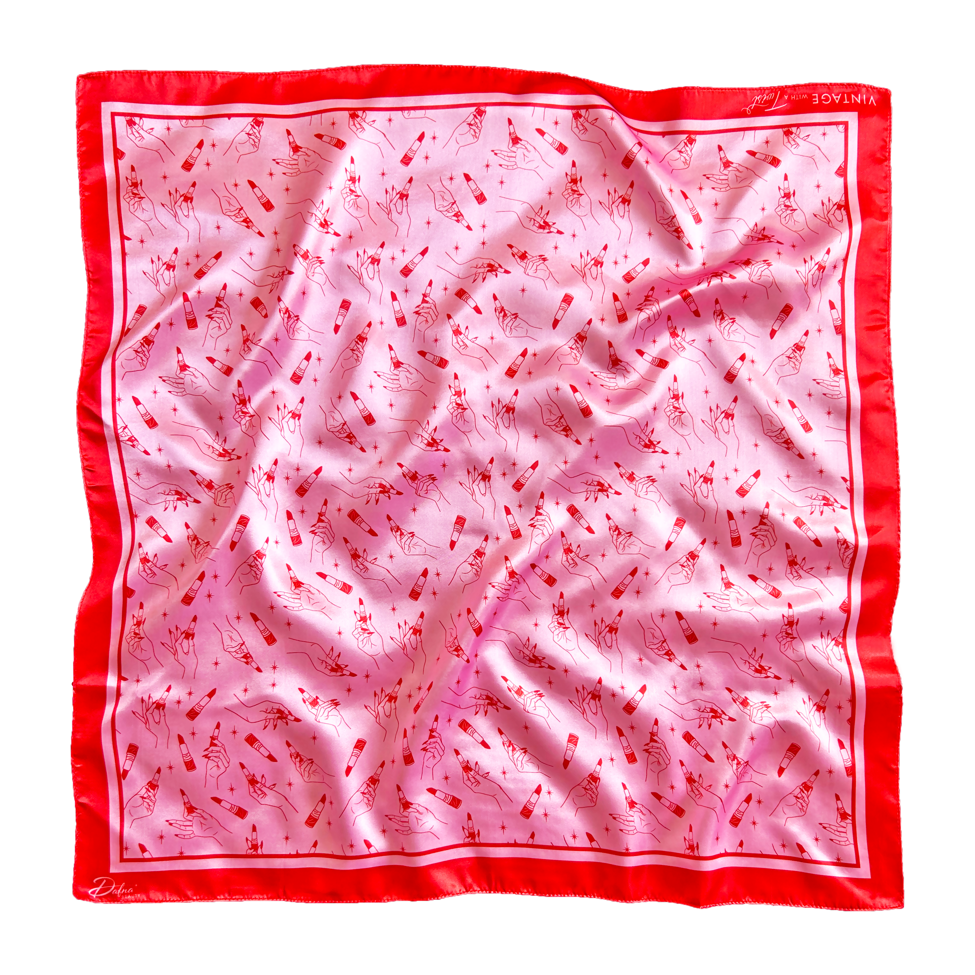 Elegant Vintage Satin Scarf - Soft & Stylish Fashion Accessory for Women - Perfect for Parties, Weddings & Everyday Outfits