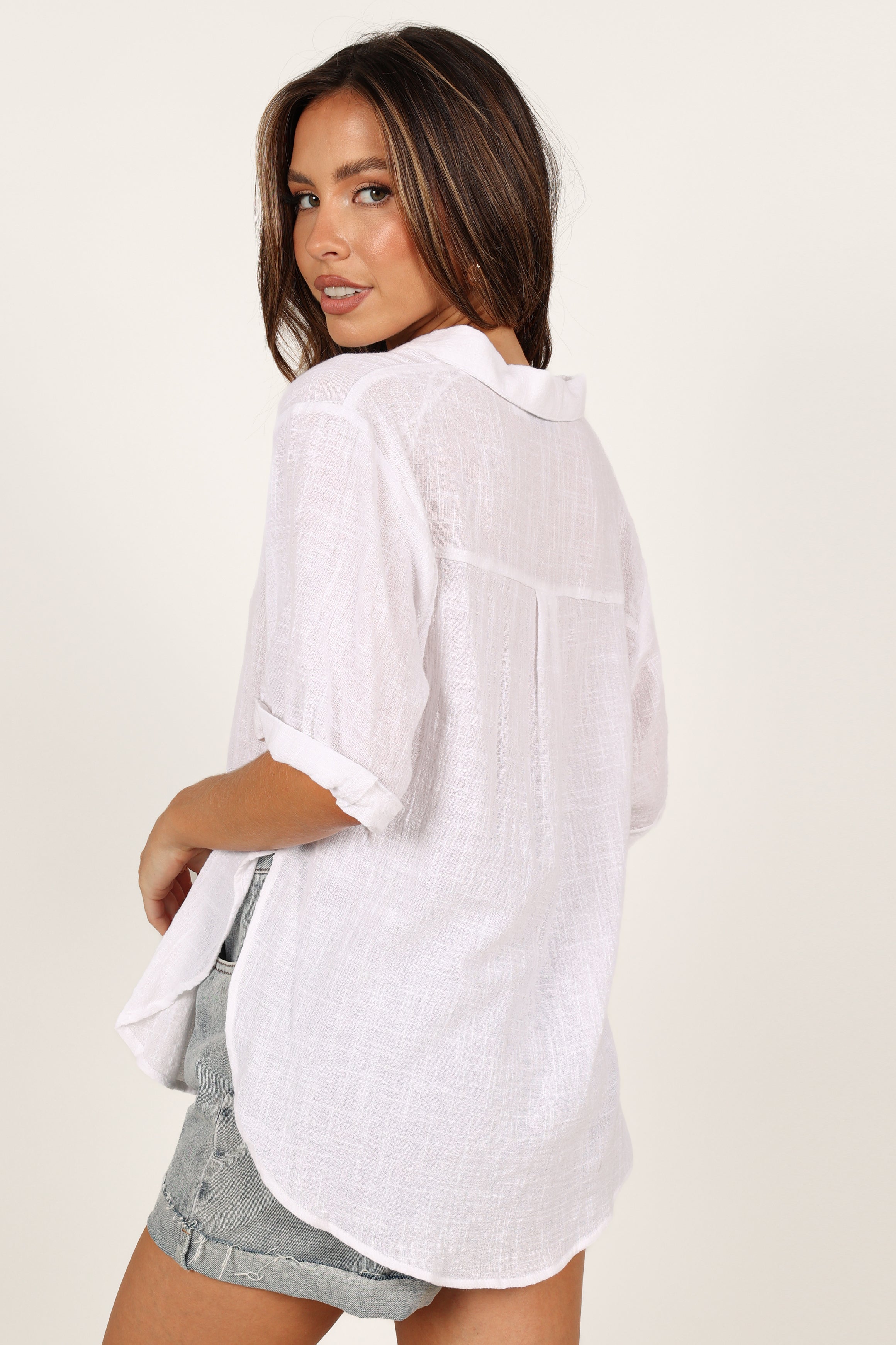 Dion Women's White Top - Stylish & Comfortable Blouse for Casual Wear, Office, and Outings