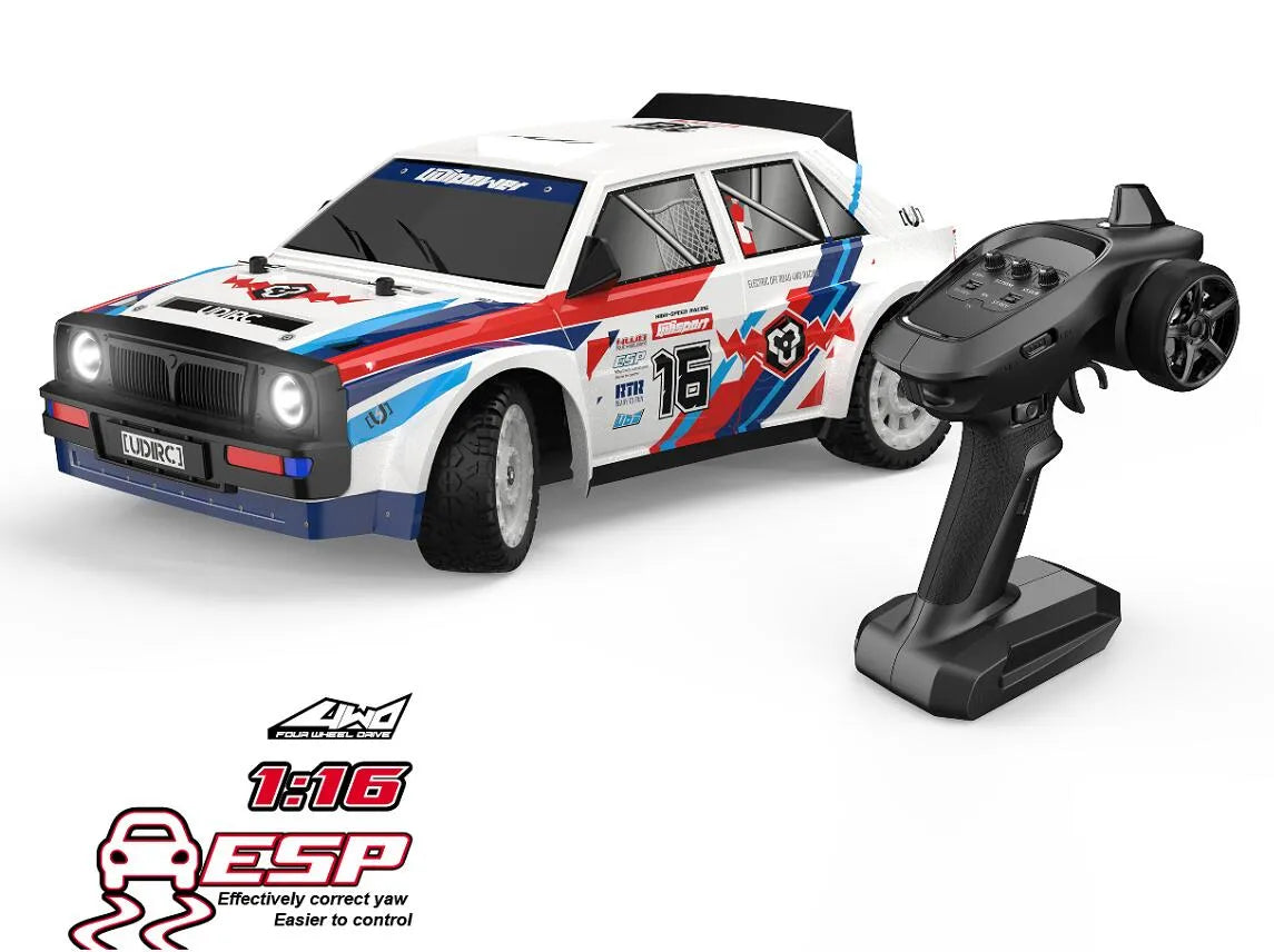 UDIRC UD1603 PRO 1:16 Scale 2.4GHz Remote Control Brushless High Speed RC Car - Off-Road Racing & Drifting for Adults and Kids, Perfect for Indoor and Outdoor Play
