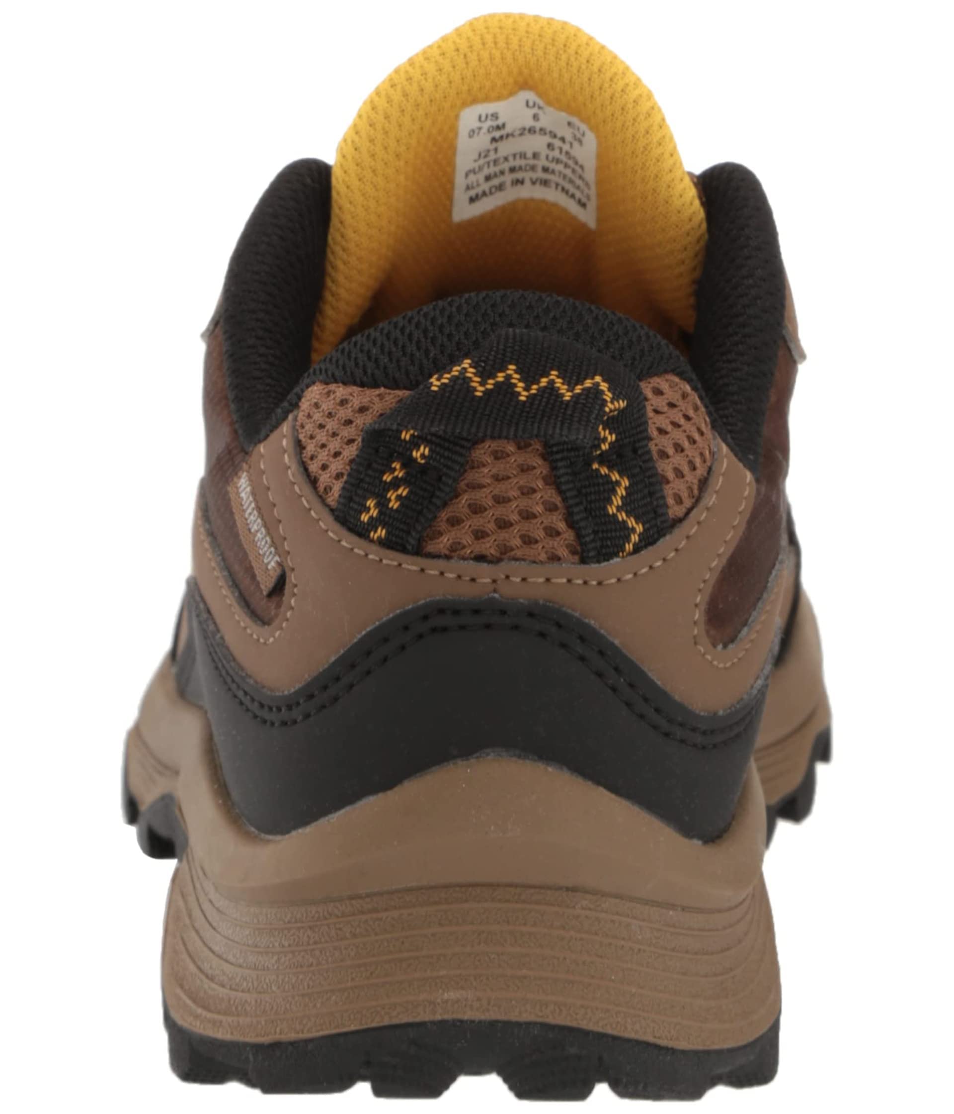Merrell Kids Moab Speed Low Waterproof Hiking Shoes - Lightweight & Durable Outdoor Sneakers for Boys and Girls - Perfect for Trail Hiking, Camping, and School Activities